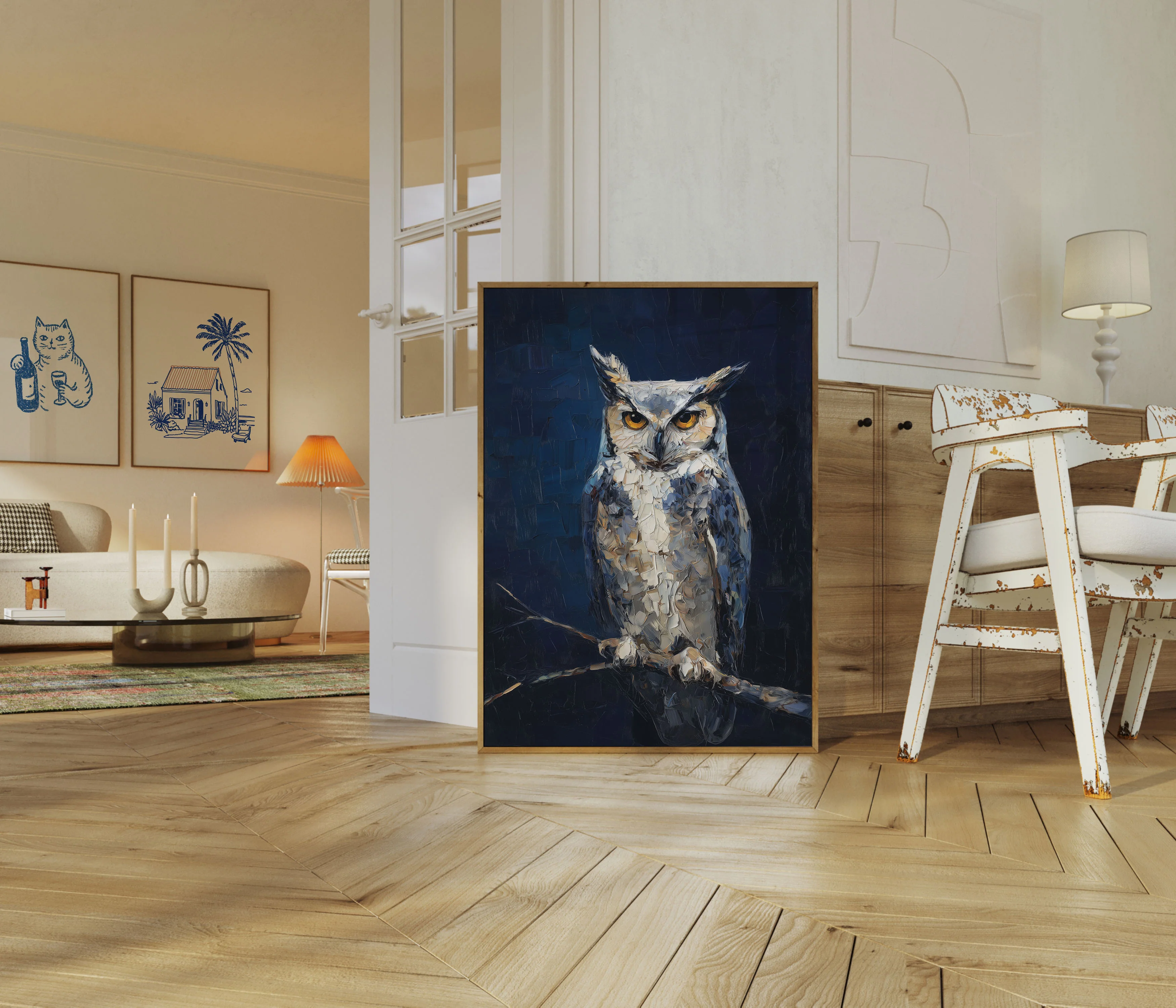 Majestic Owl Night Poster - Image 5