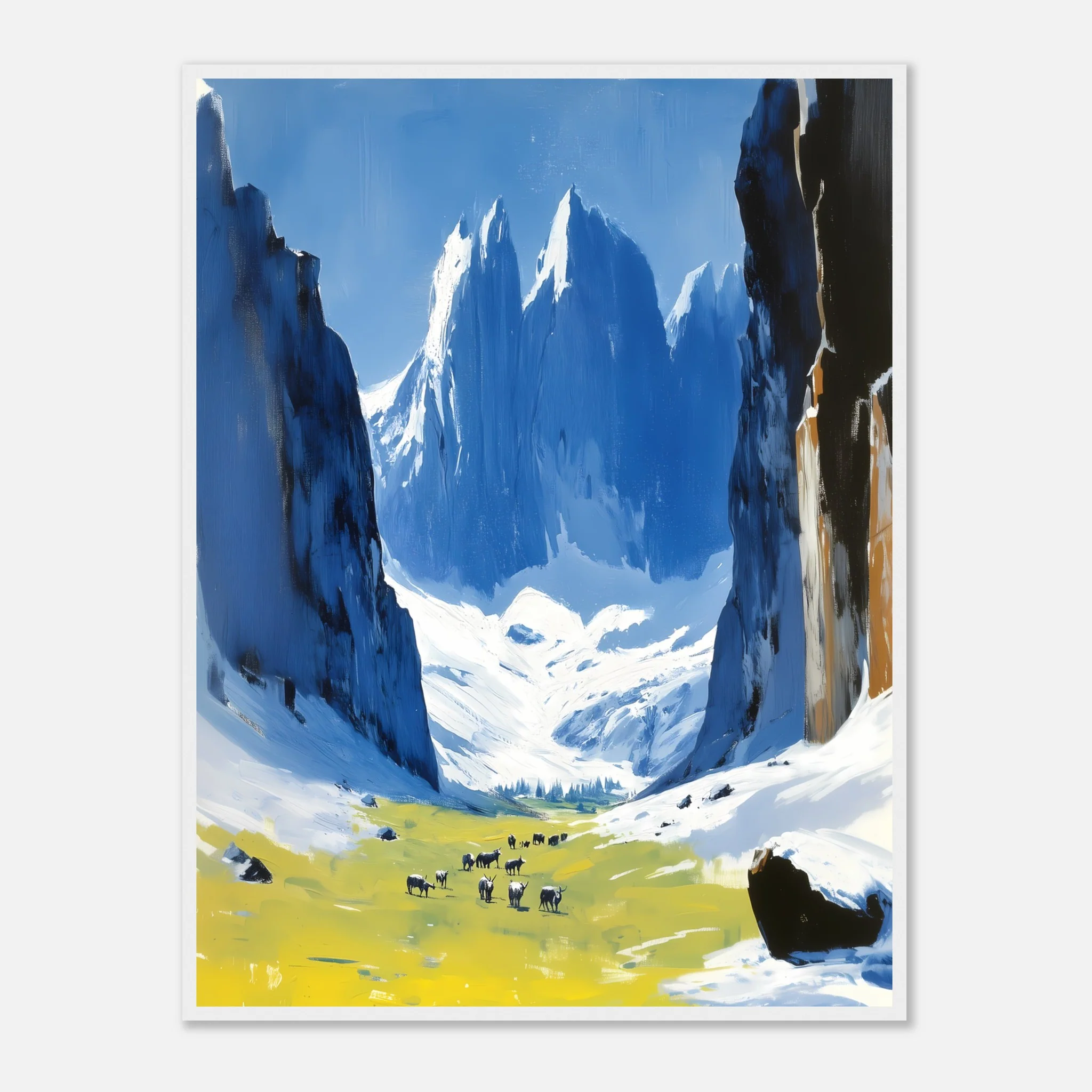 Majestic Peaks Admidst the Valley Grazers - Image 15