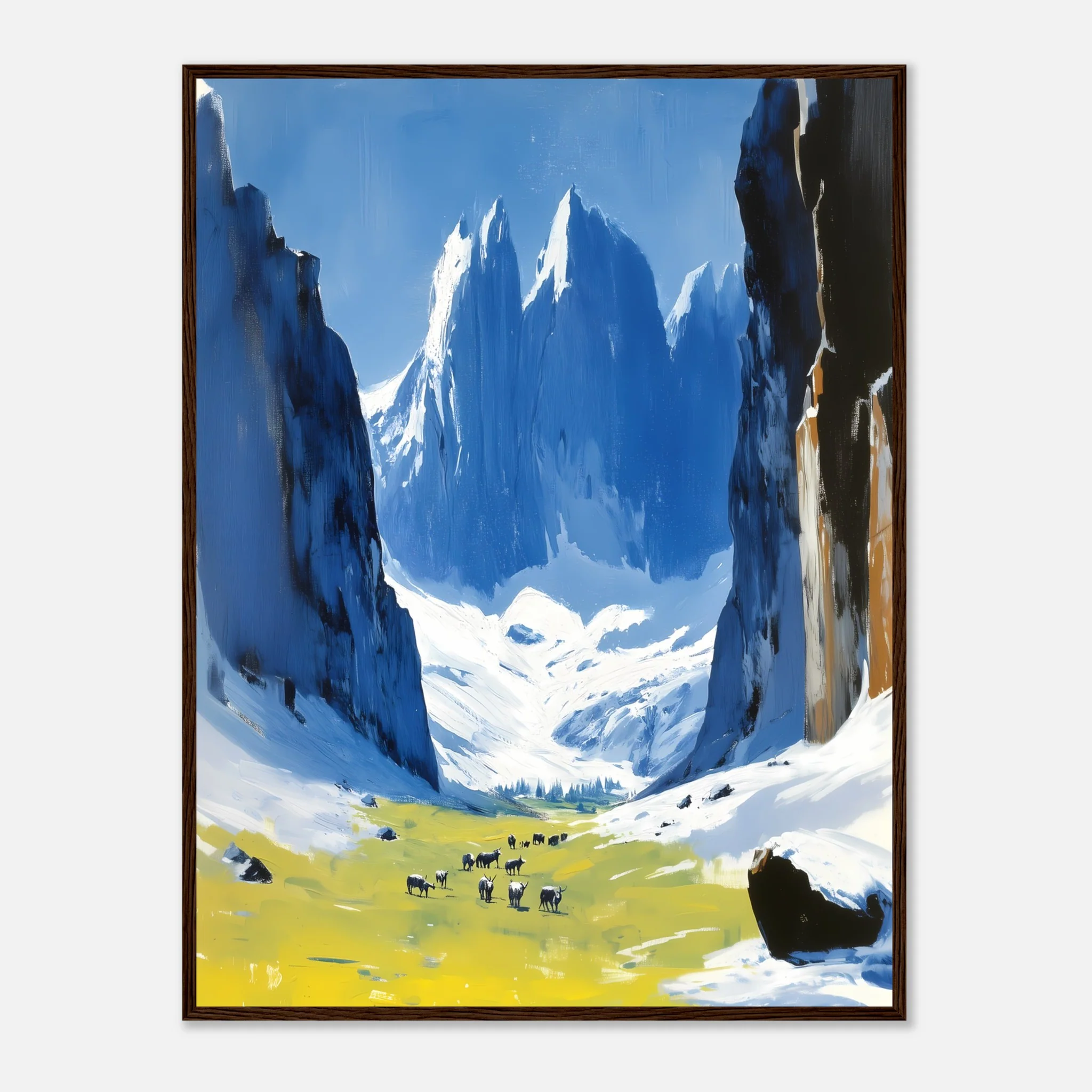 Majestic Peaks Admidst the Valley Grazers - Image 26