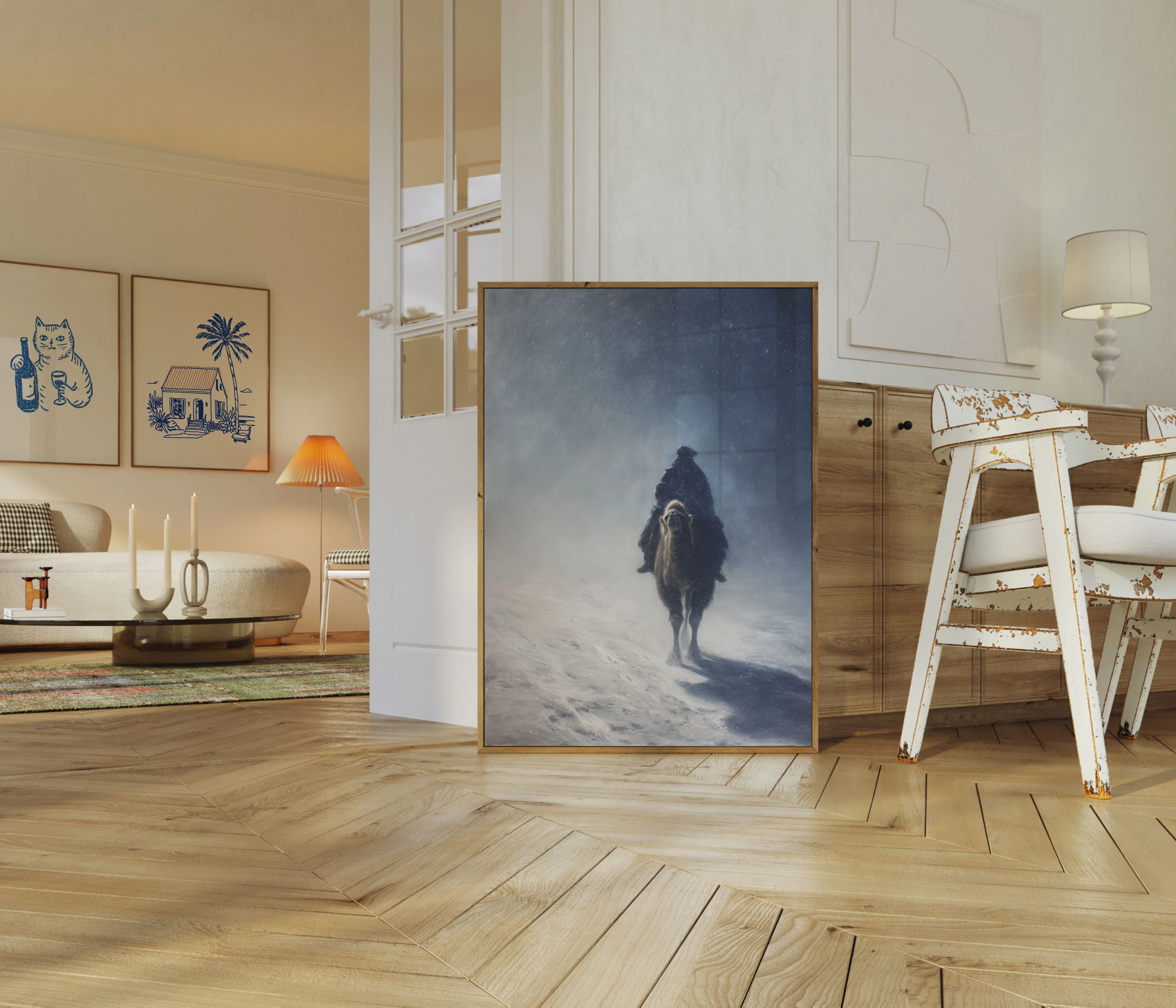 Majestic Primate in Winter Poster - Image 5