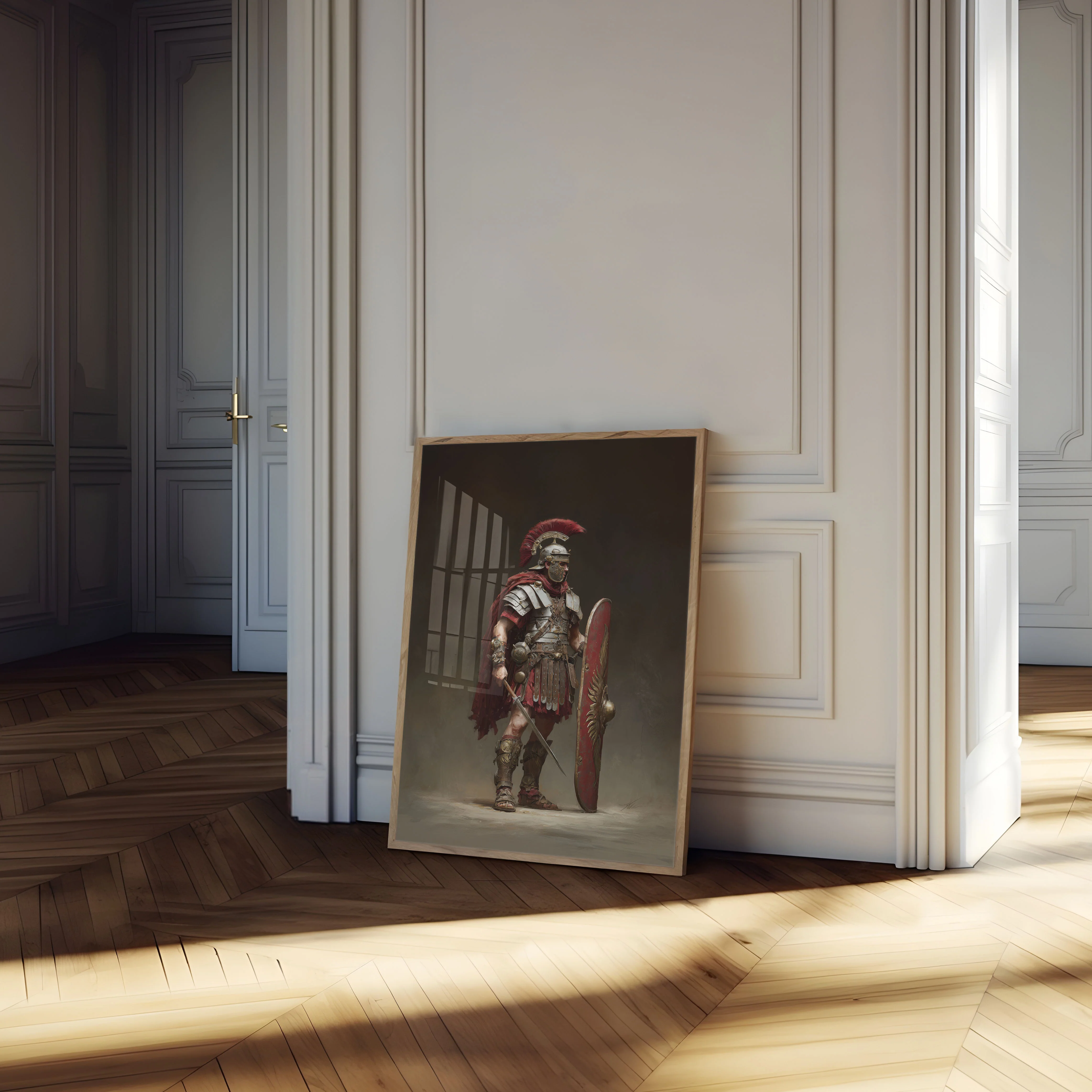 Majestic Roman Legionary Battle Poster - Image 4