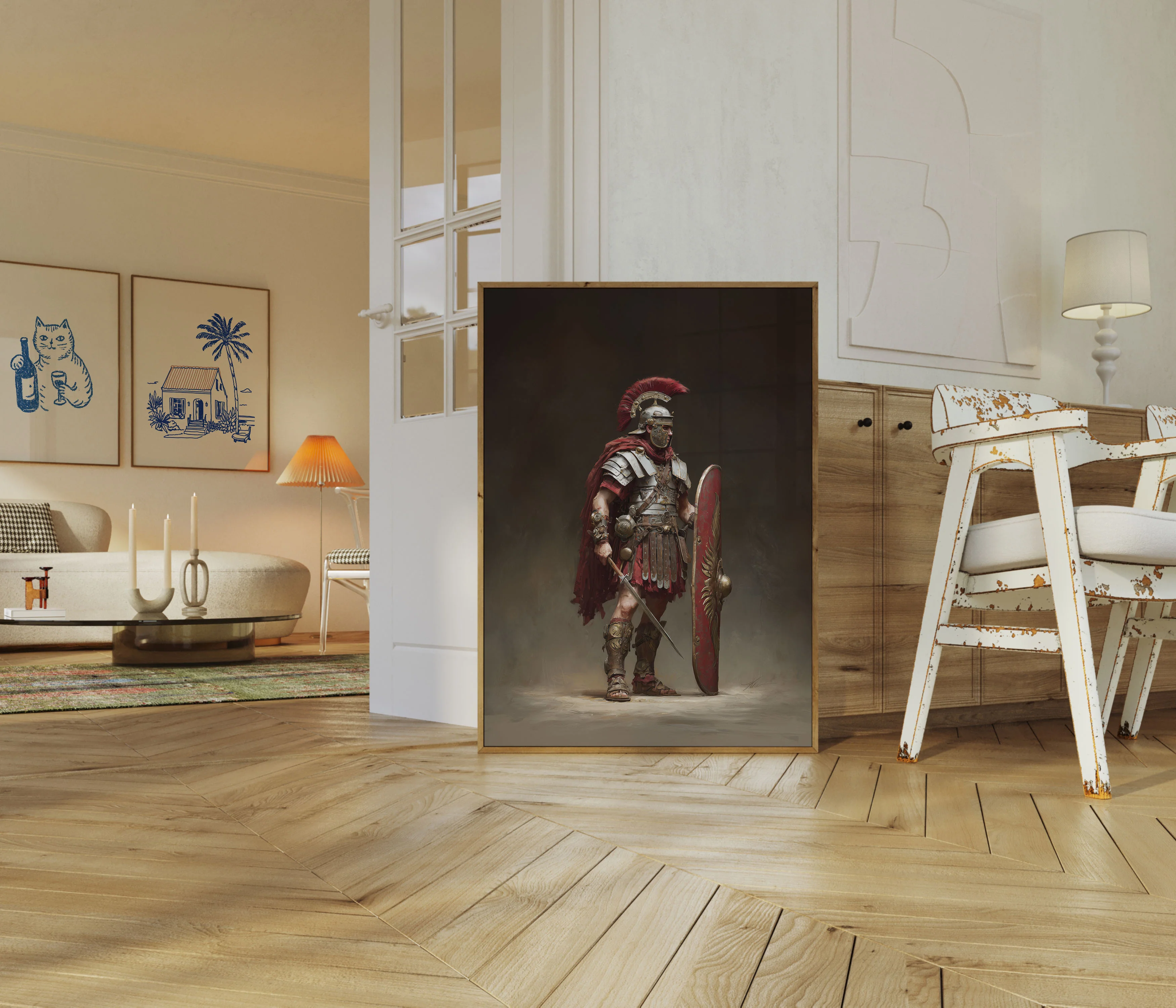 Majestic Roman Legionary Battle Poster - Image 5