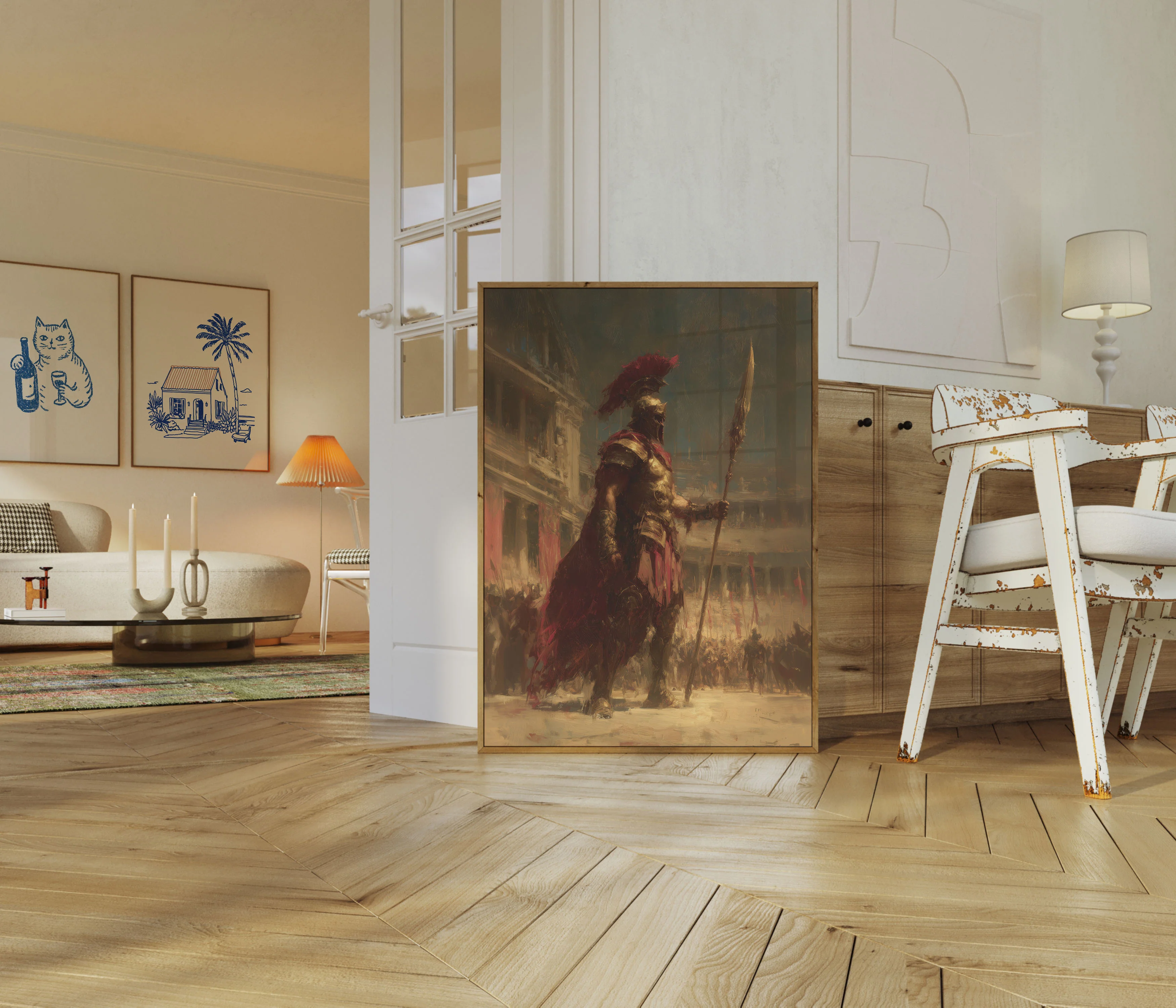 Majestic Roman Warrior Battle Poster - Image 5