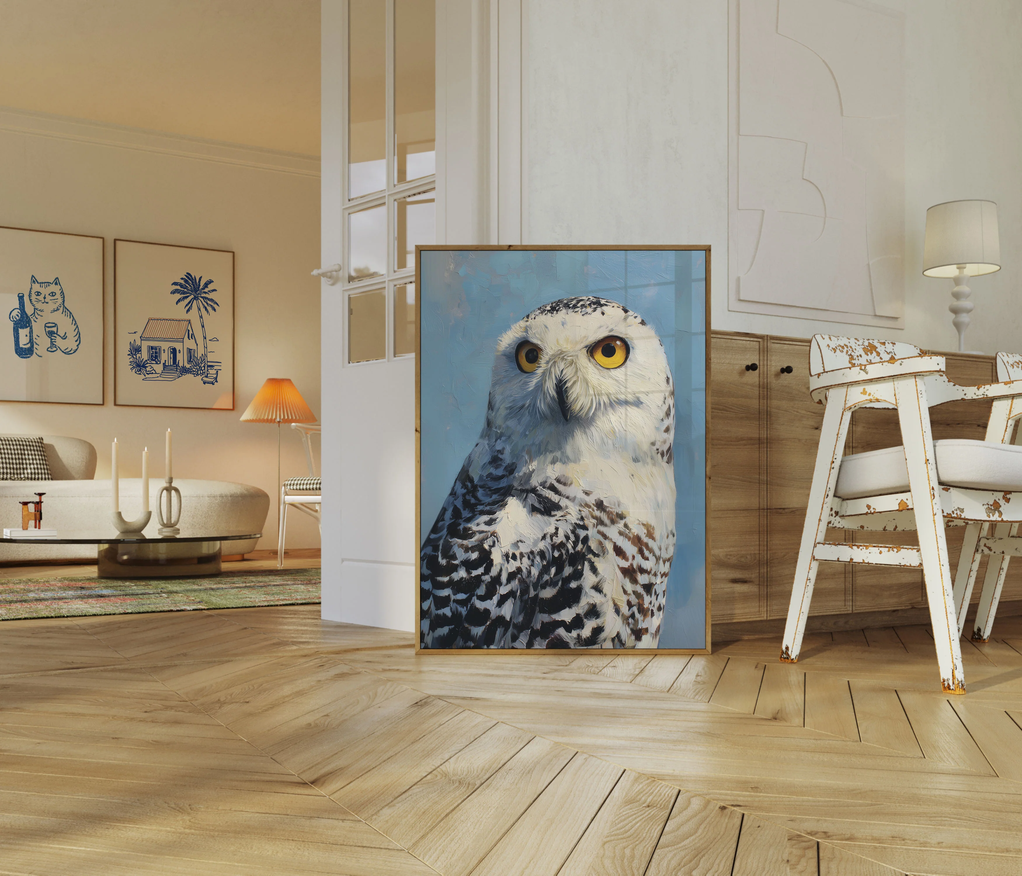 Majestic Snowy Owl Poster - Image 5