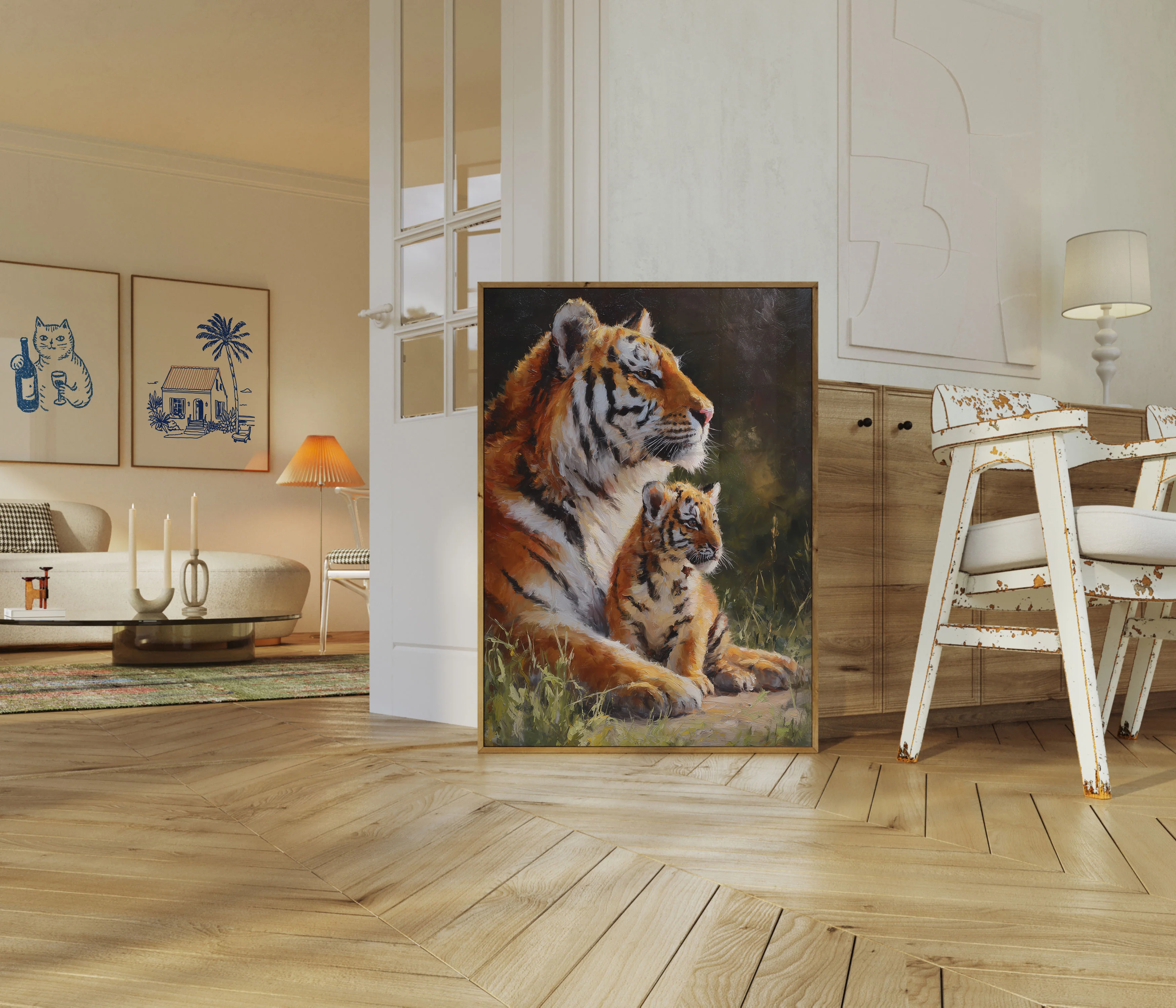 Majestic Tiger and Cub Poster - Image 5