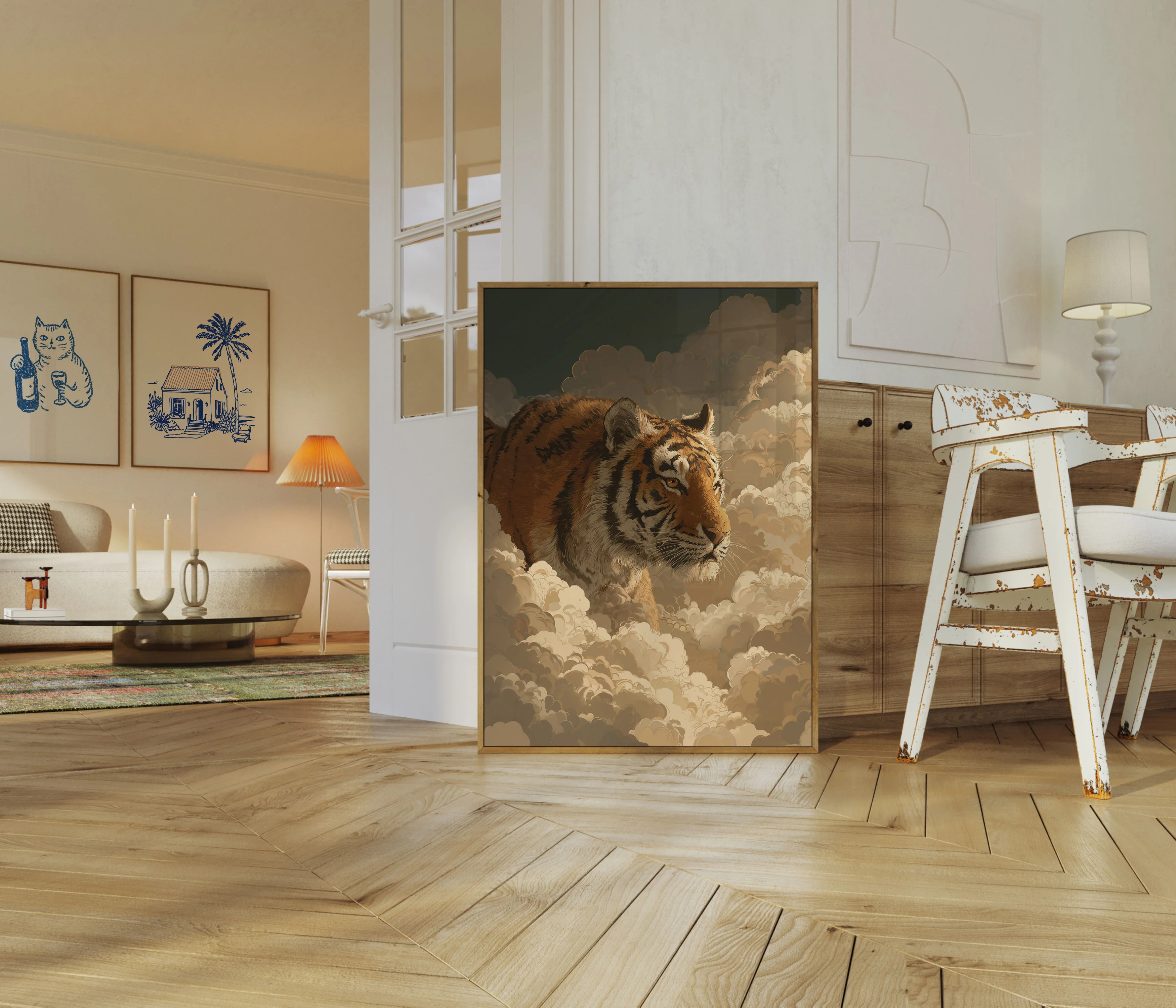 Majestic Tiger Clouds Poster - Image 5