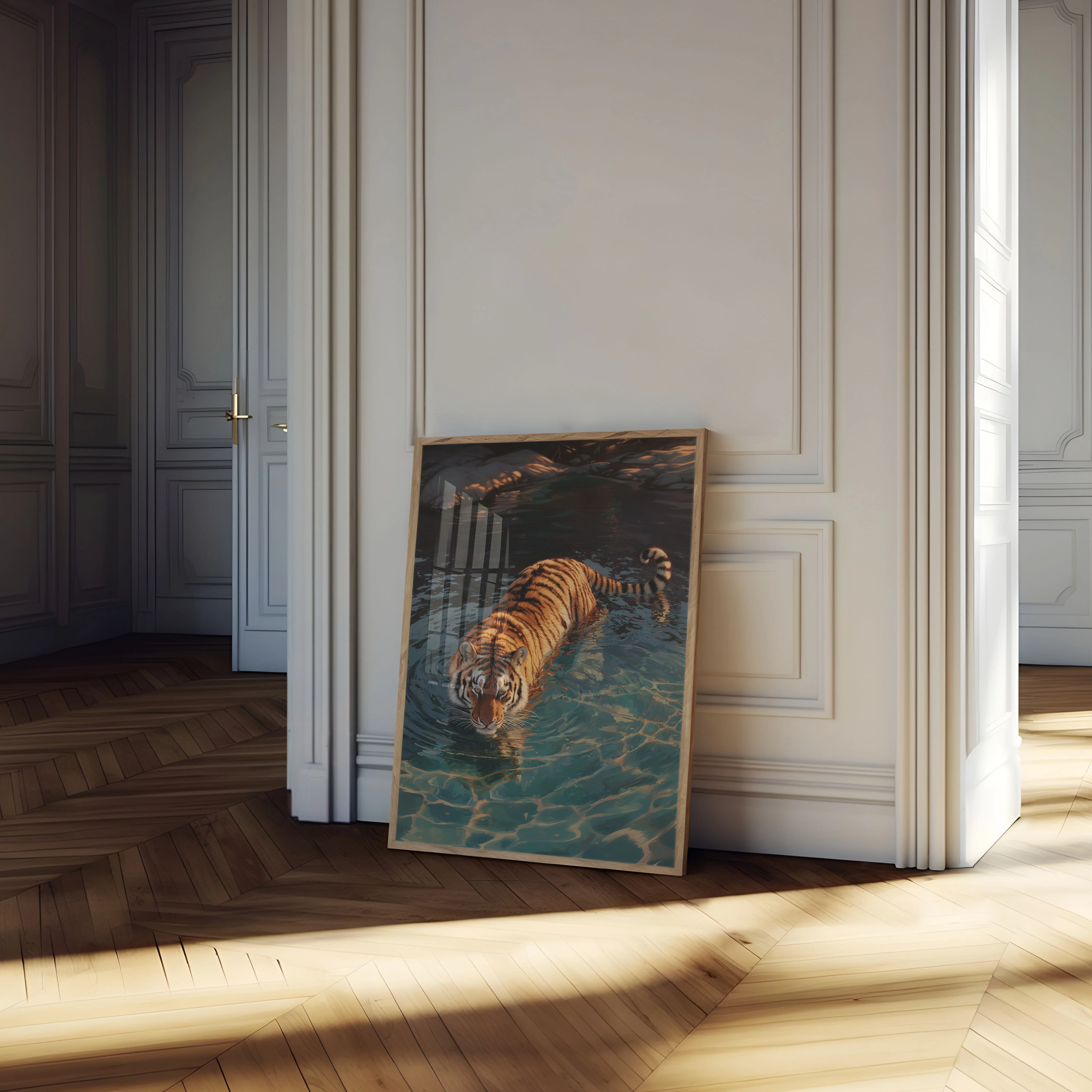 Majestic Tiger Waters Poster - Image 4
