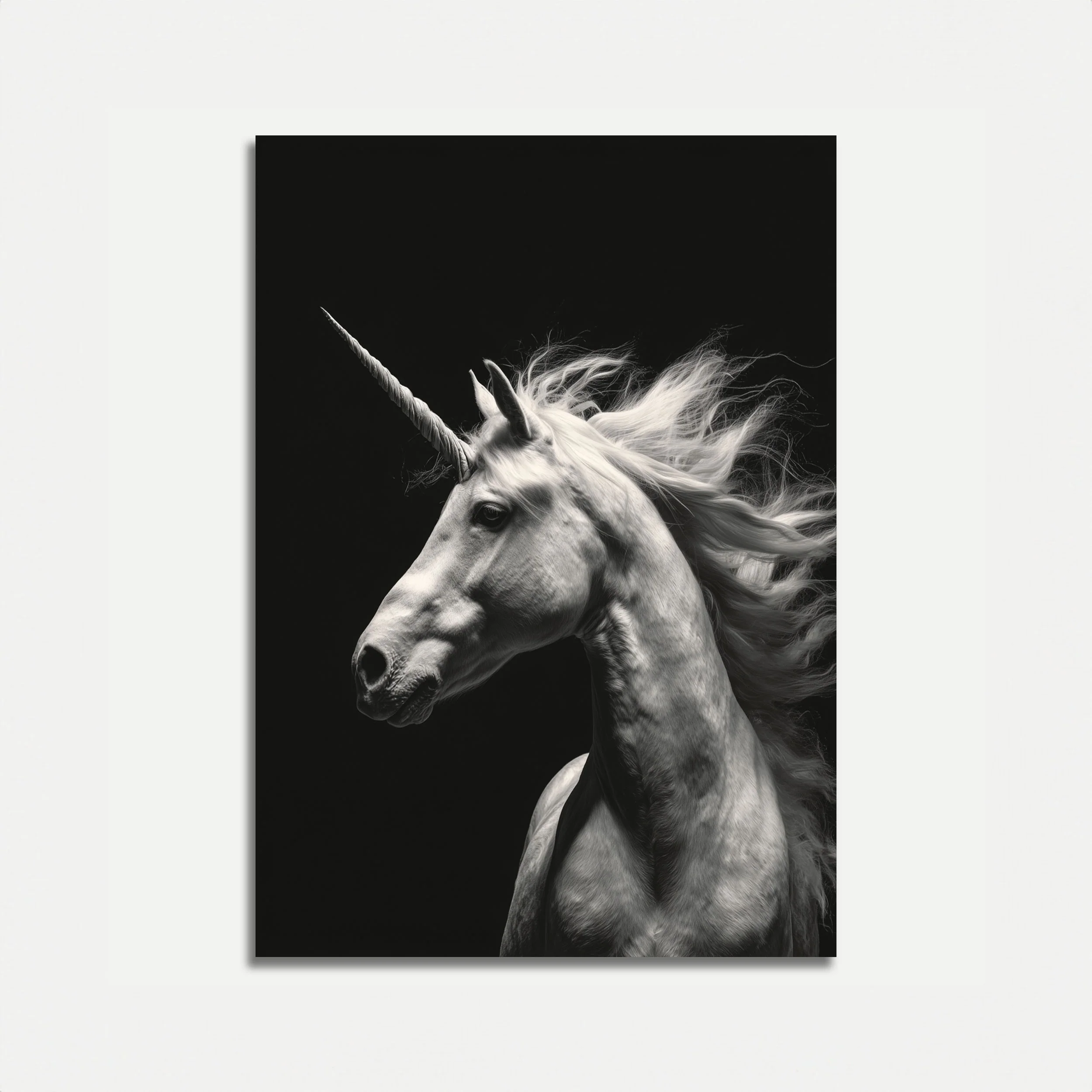 Majestic Unicorn Wind Poster