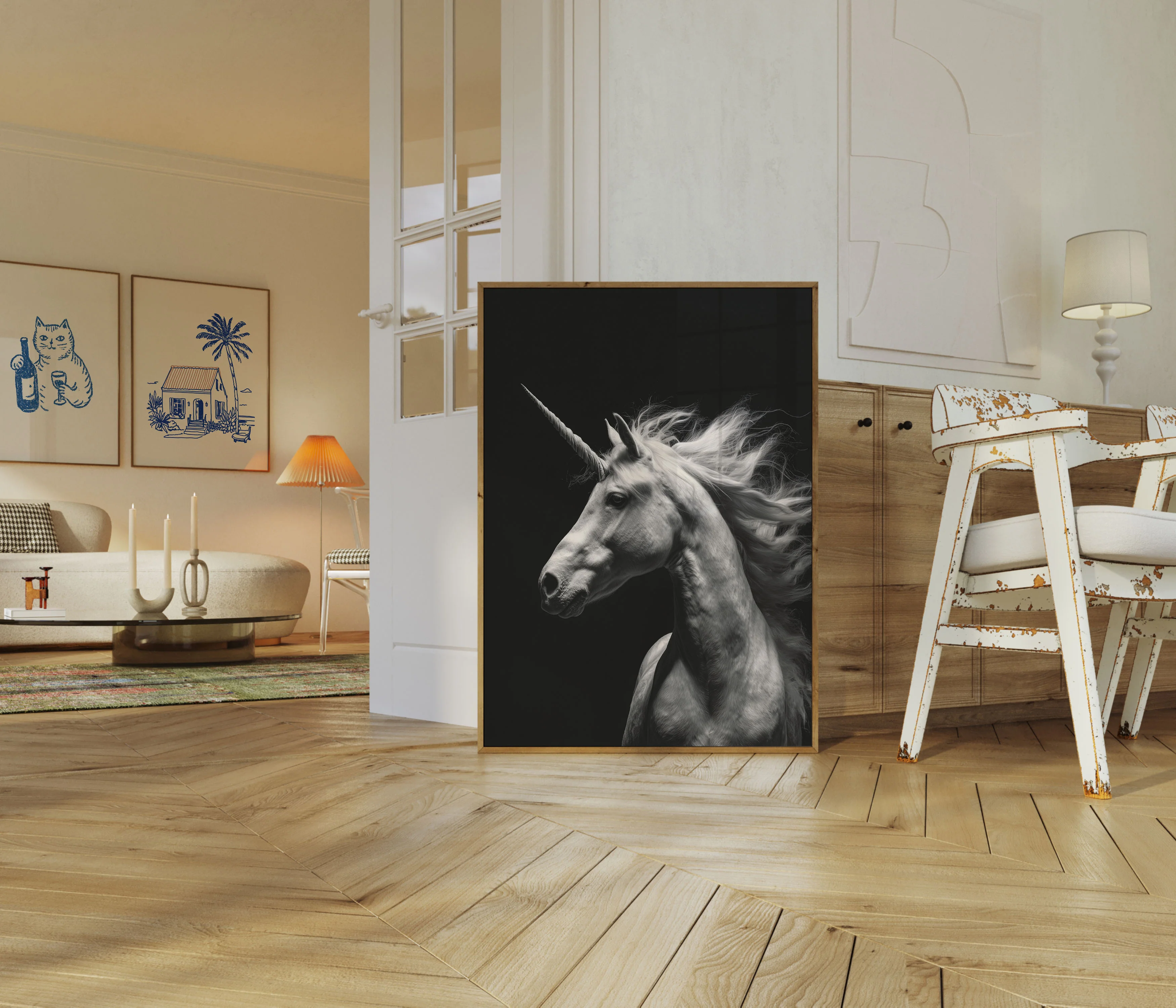 Majestic Unicorn Wind Poster - Image 5