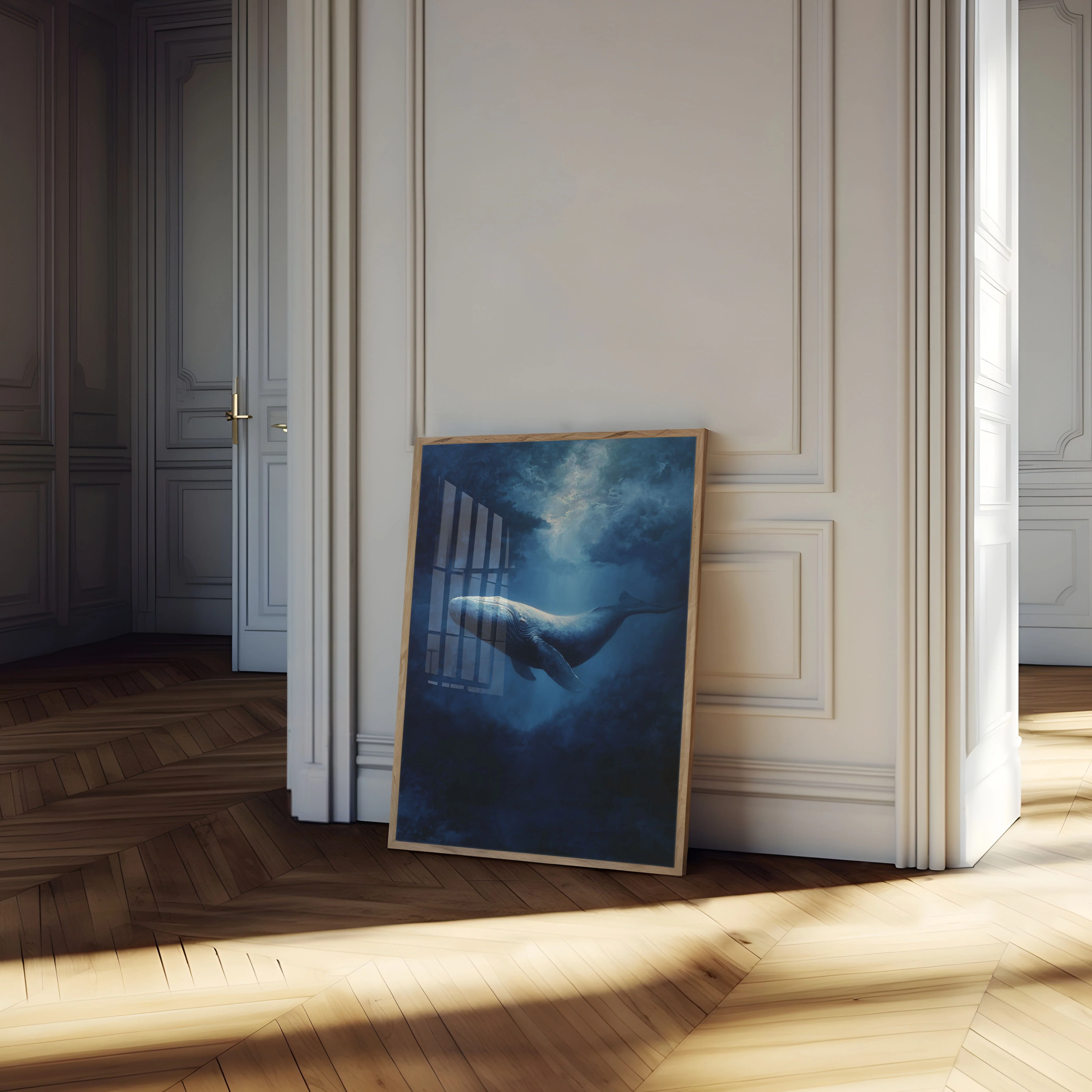 Majestic Whale in Ocean Depths Poster - Image 4