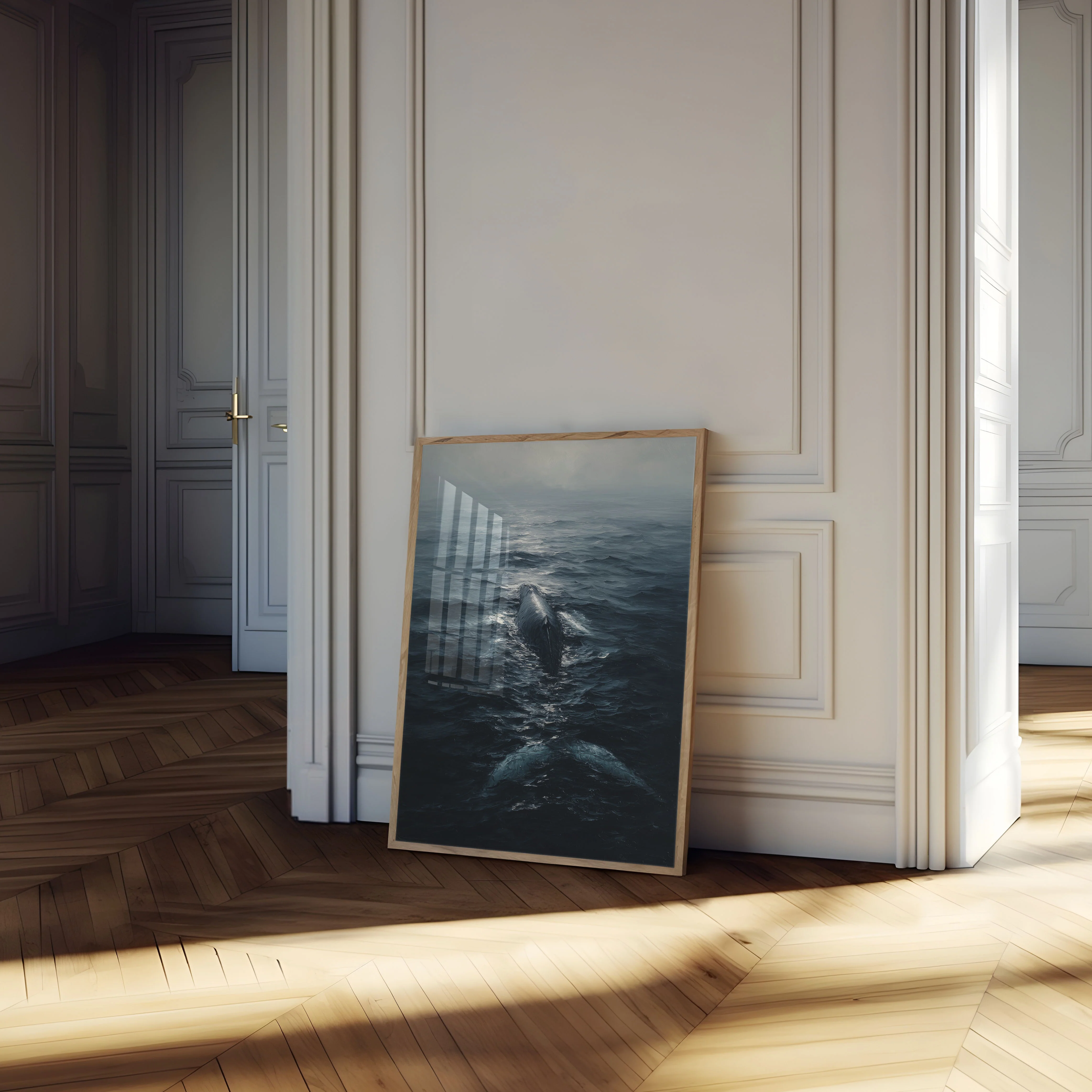 Majestic Whales in Ocean Poster - Image 4