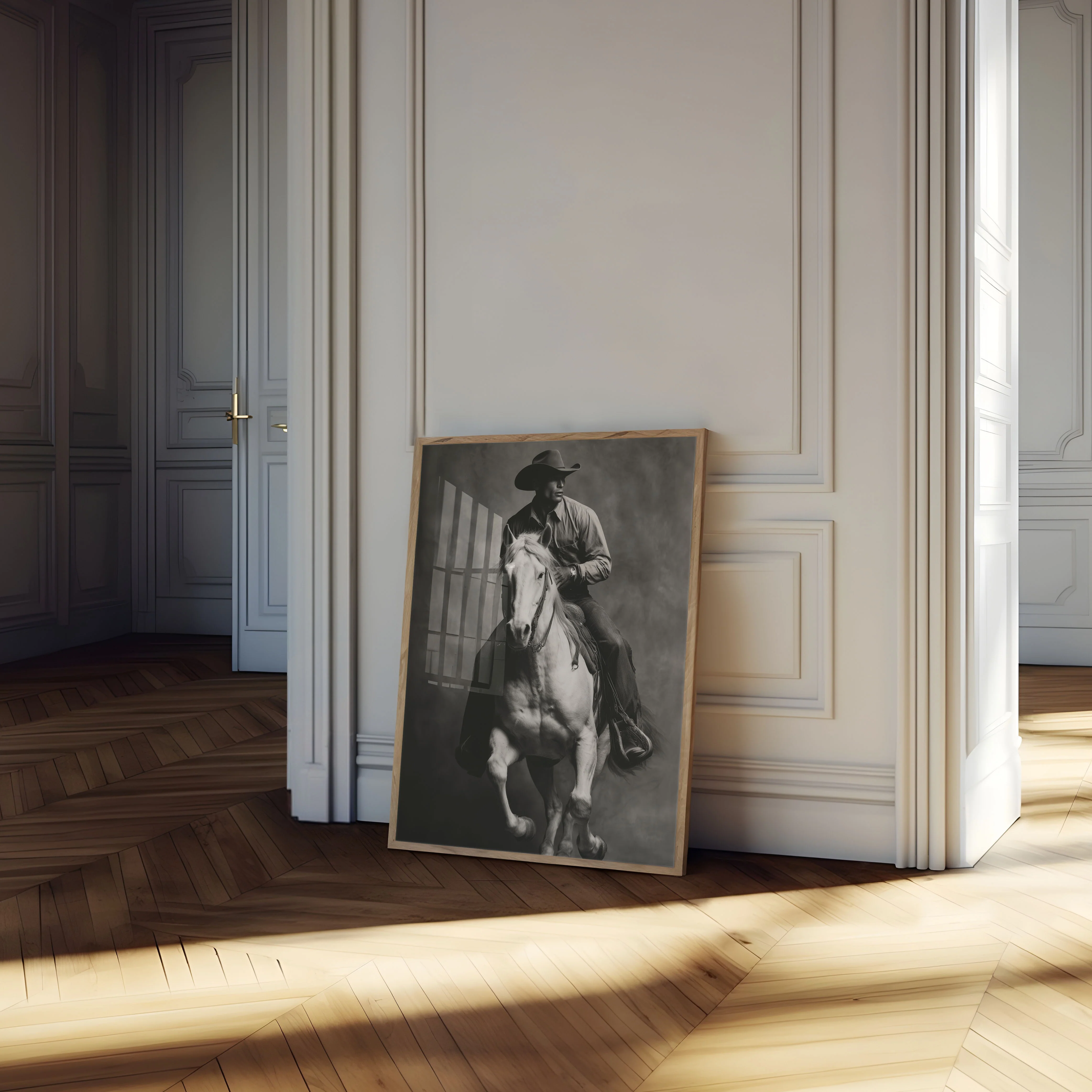 Majestic White Stallion Poster - Image 4
