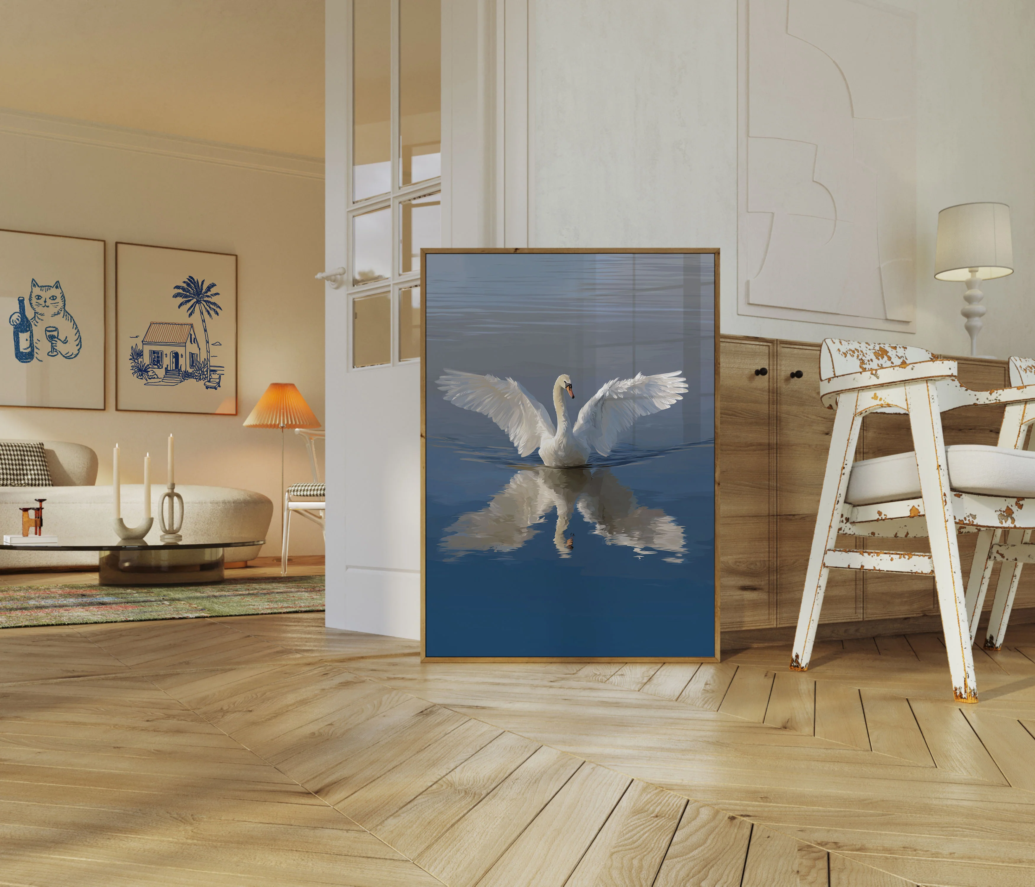Majestic White Swan Poster - Image 5