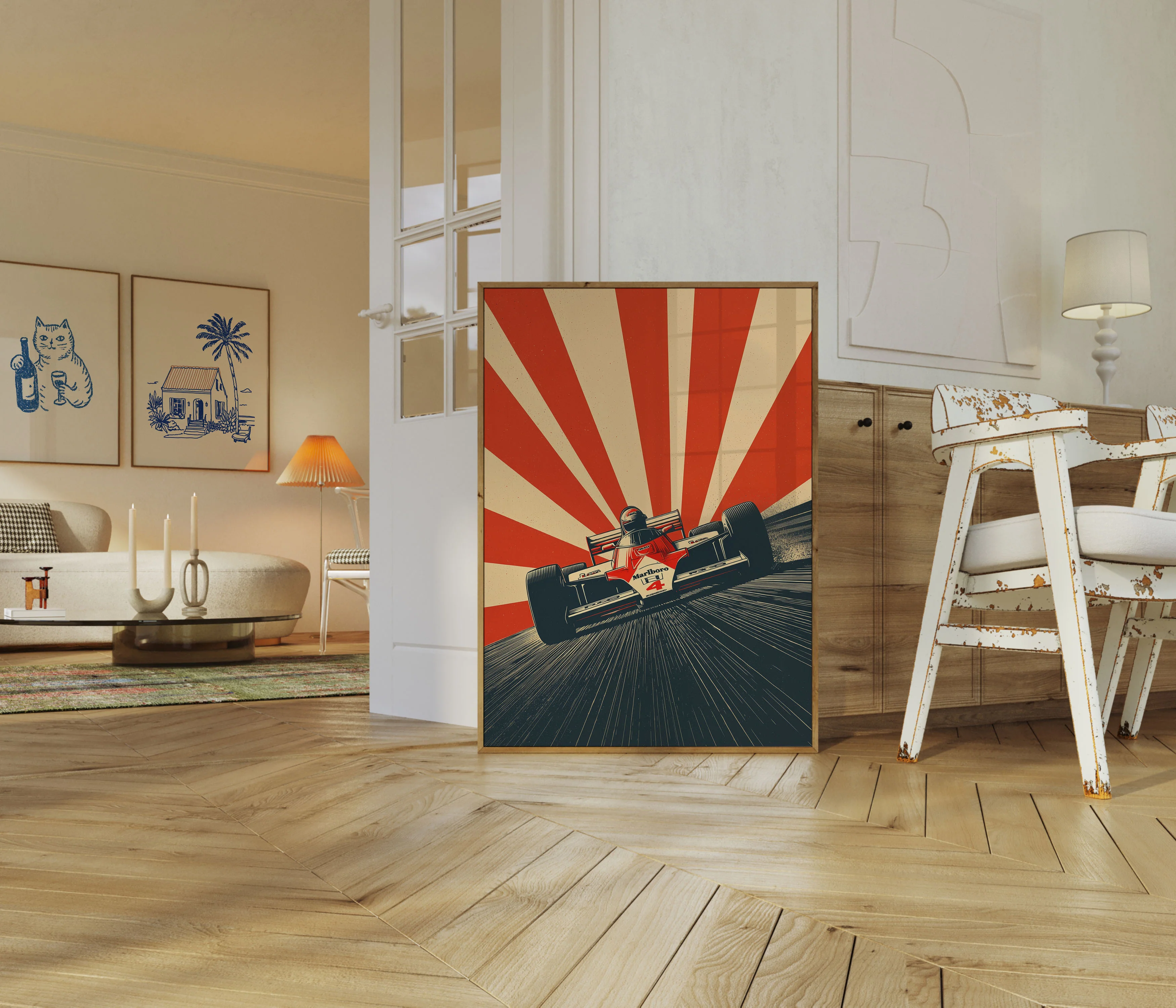 Marlboro Racing Speed Burst Poster - Image 5