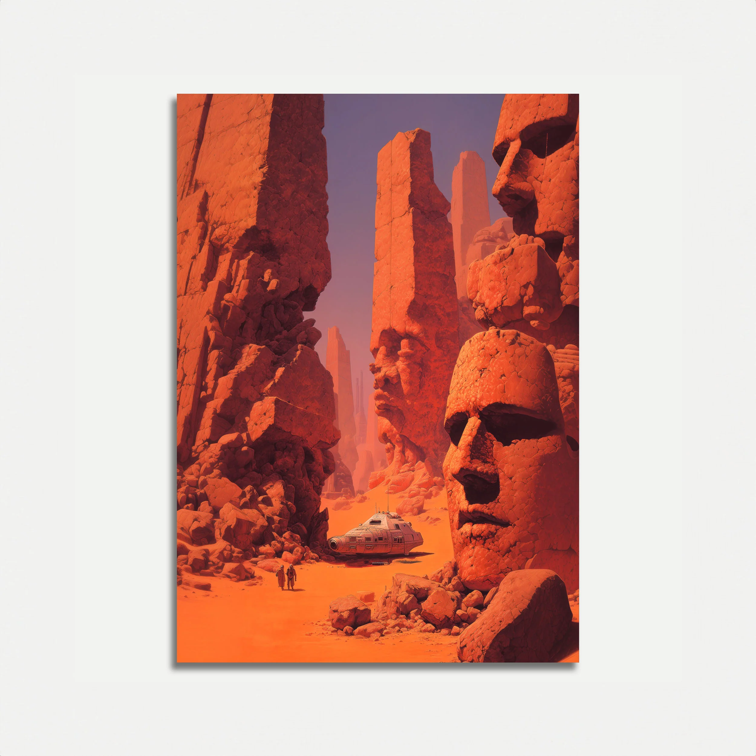 Mars Colony Exploration Poster