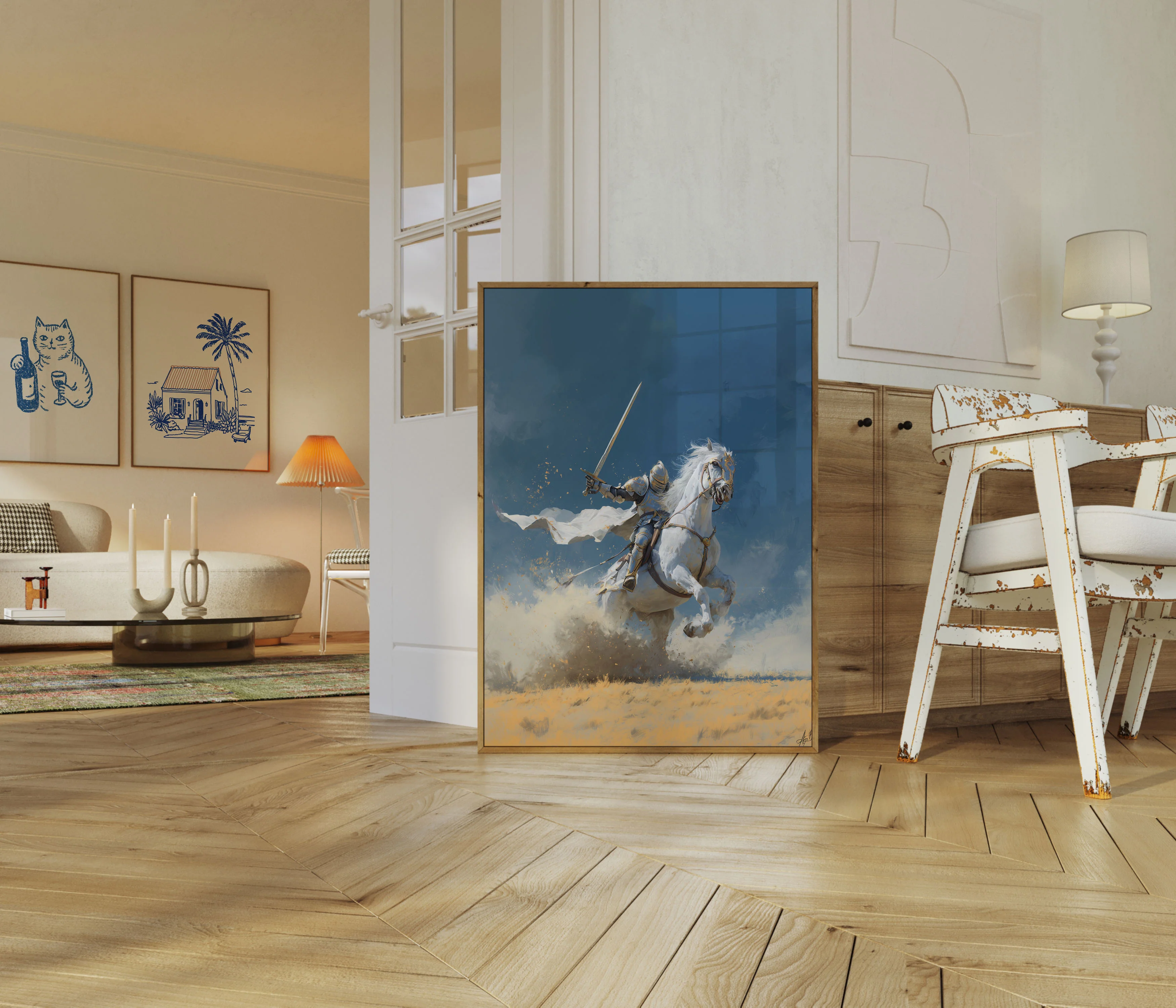 Medieval Knight Battle Charge Poster - Image 5