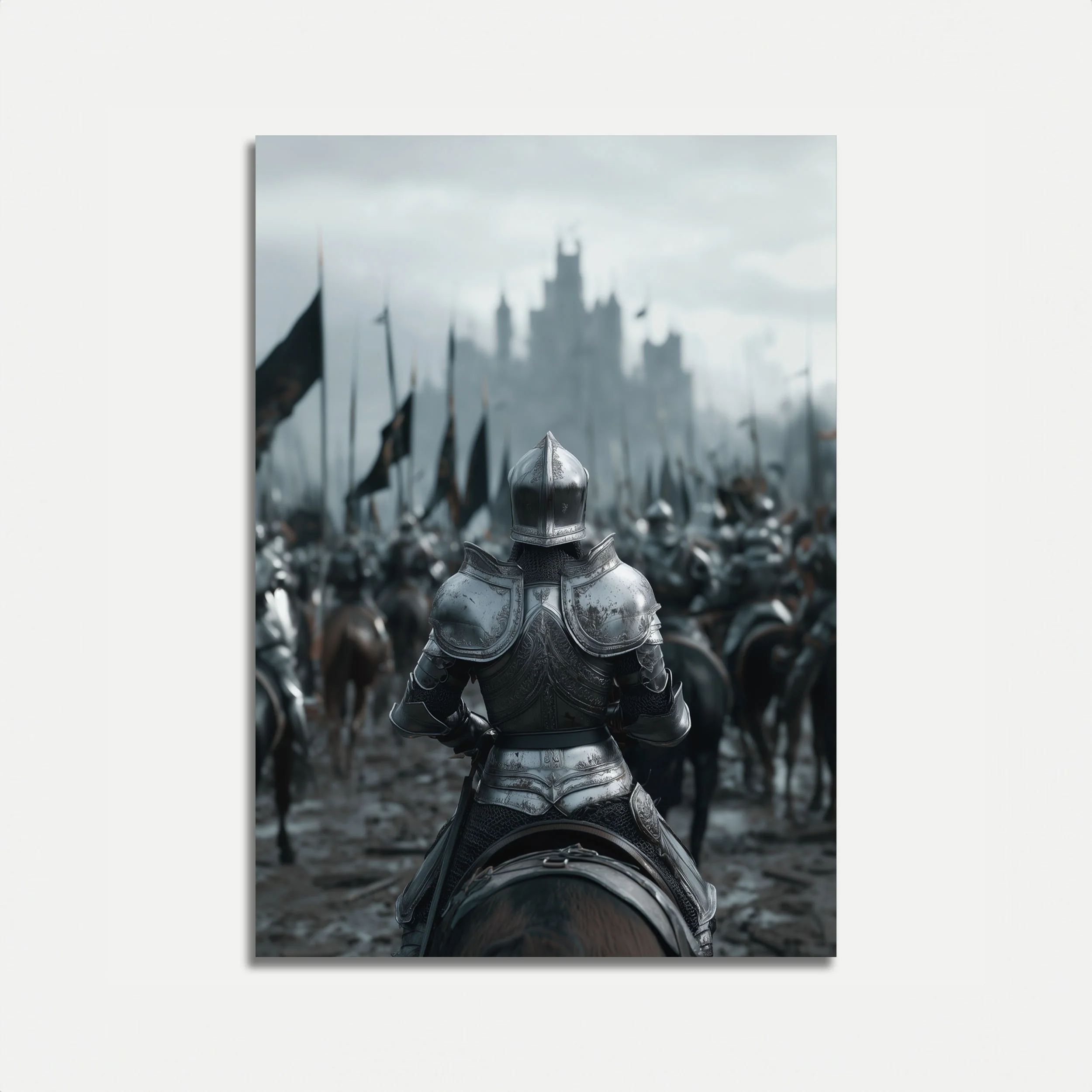 Medieval Knight Castle Poster