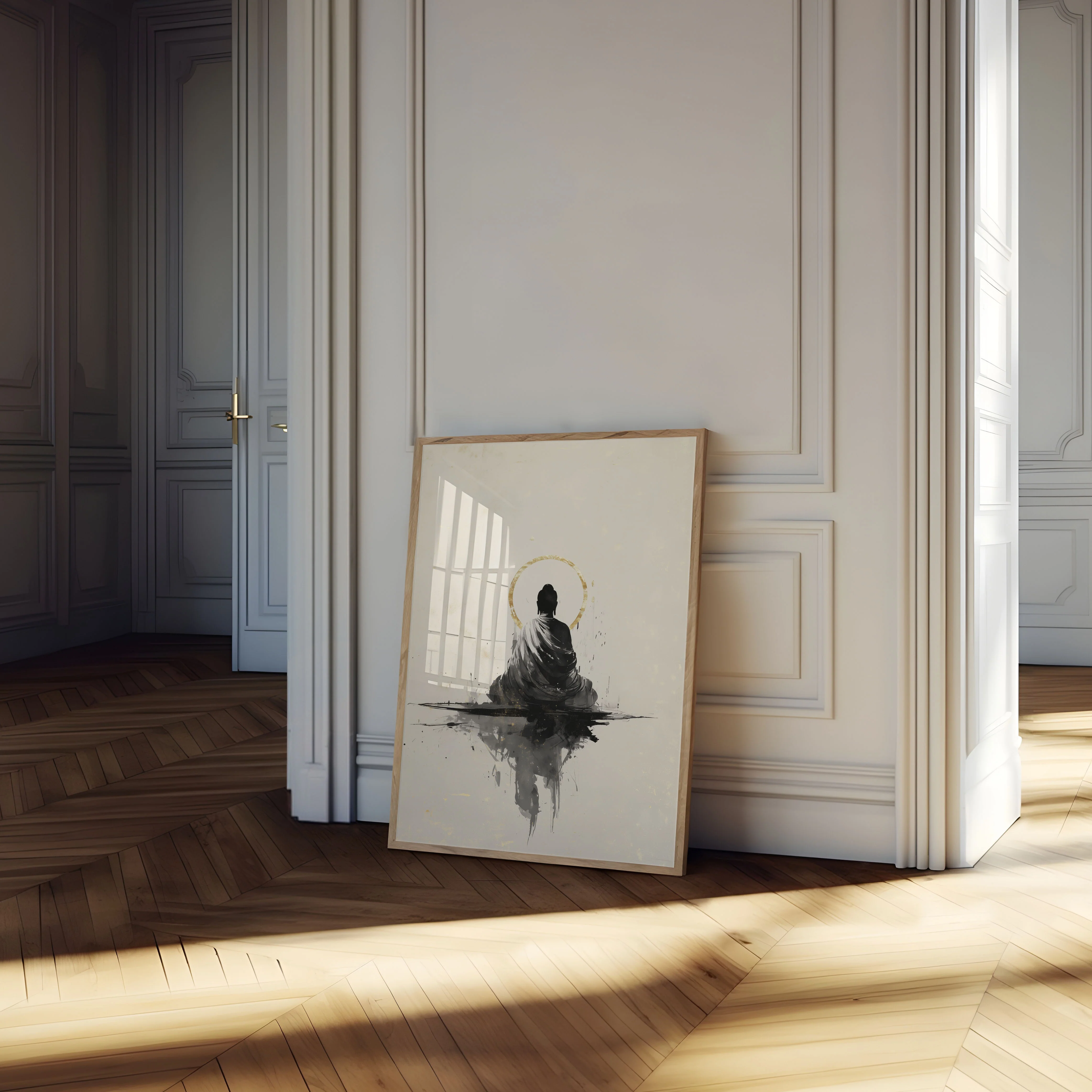Meditation in Golden Light Poster - Image 4