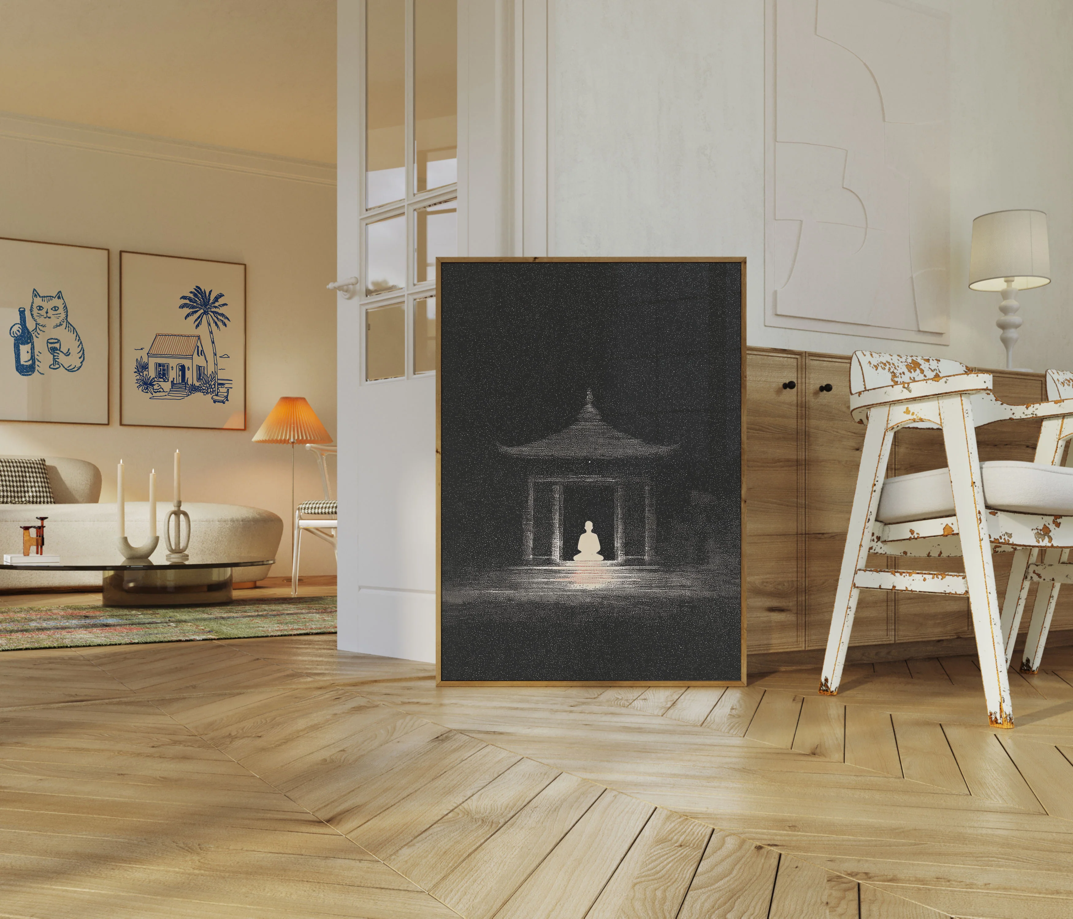 Meditation Under Starlight Poster - Image 5