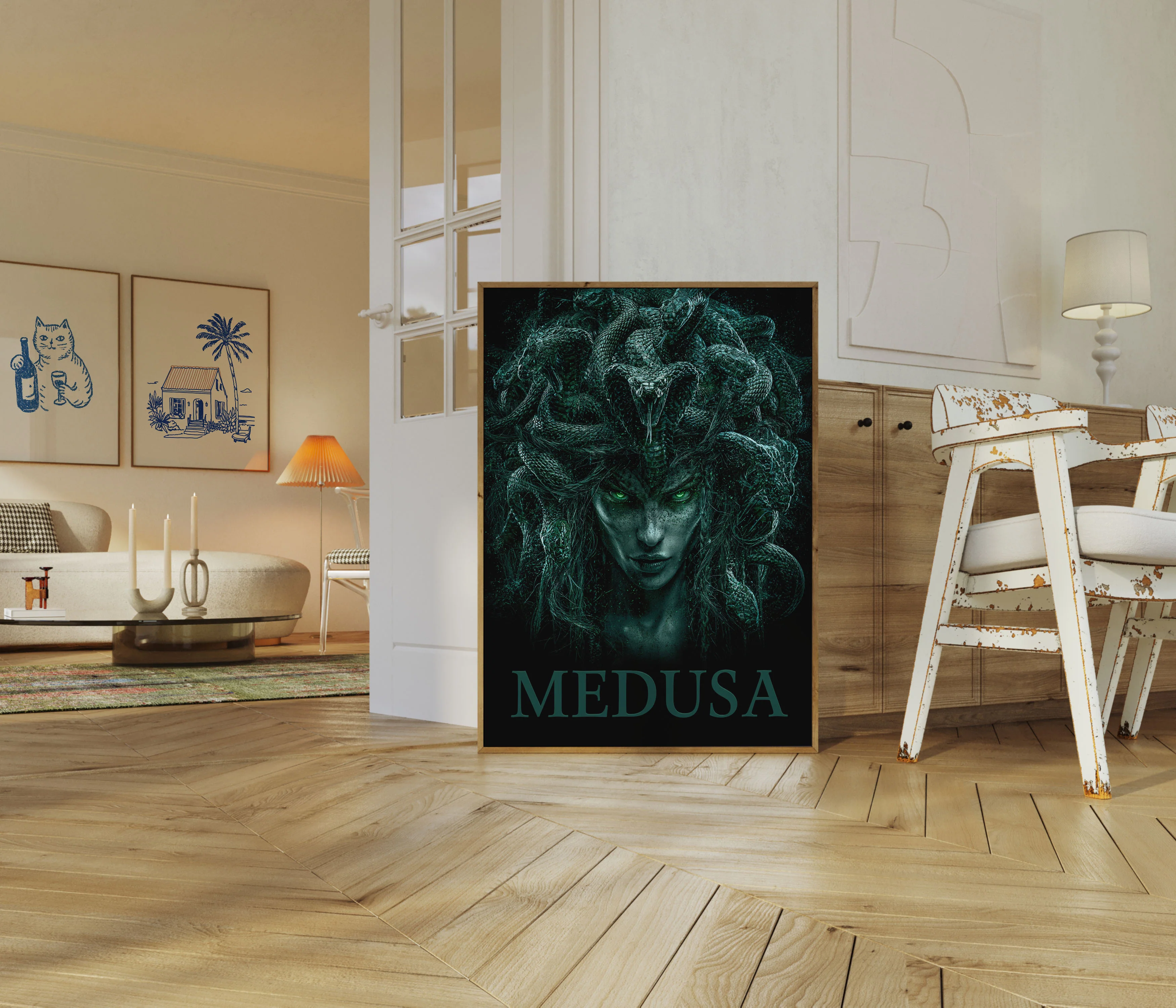 Medusa Mythological Fantasy Poster - Image 5