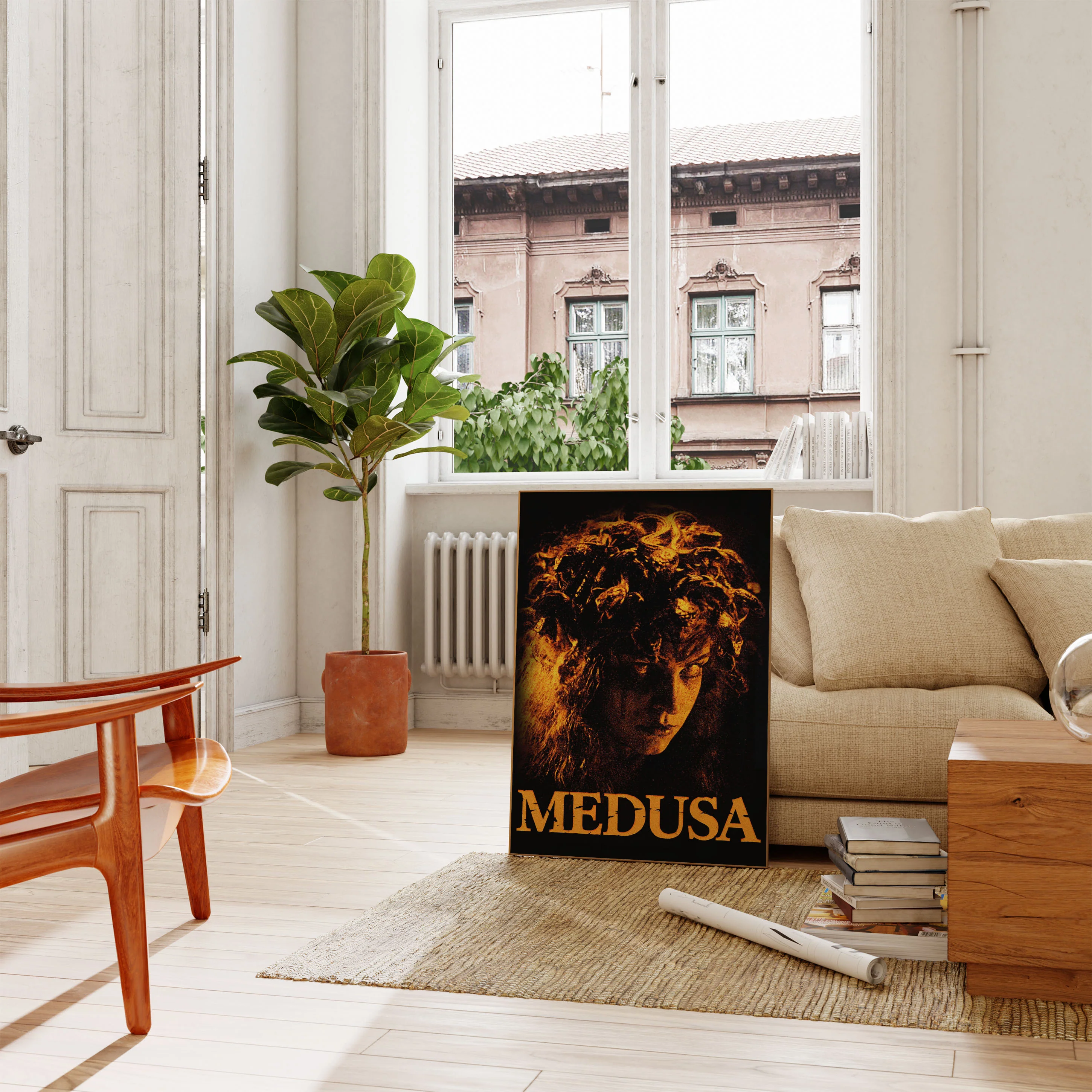 Medusa Mythological Portrait Poster - Image 2