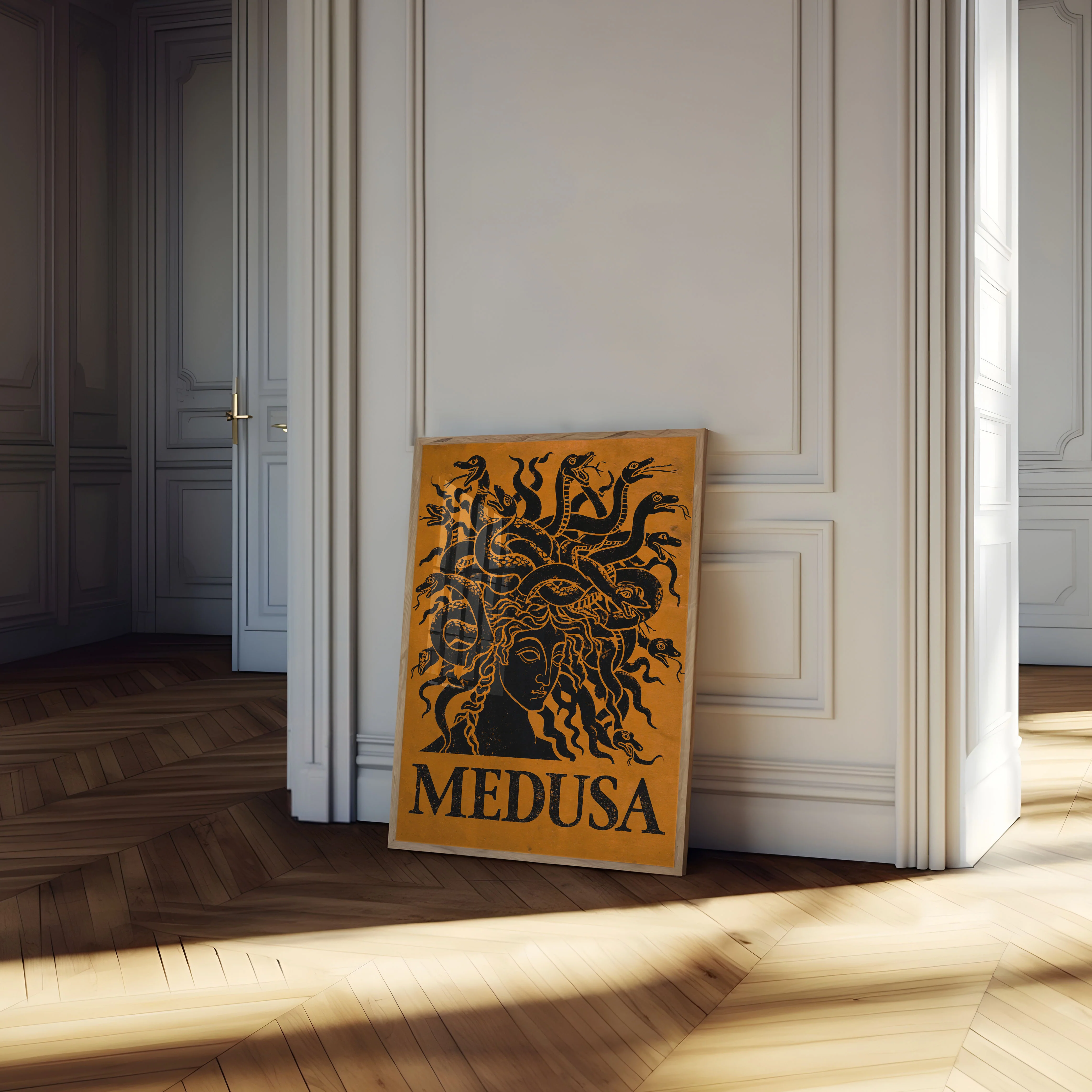 Medusa Mythological Snake Poster - Image 4