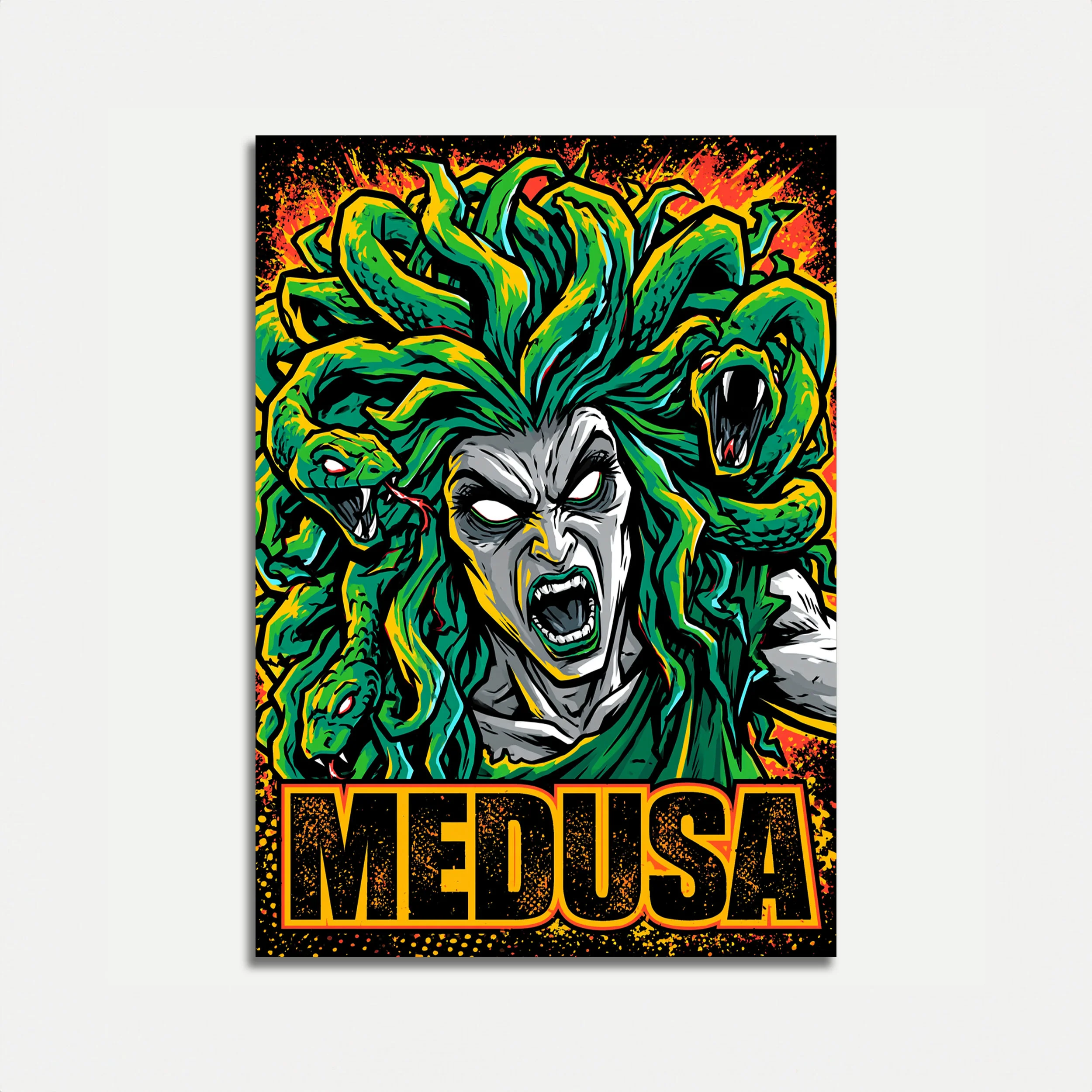 Medusa Serpent Fury Poster