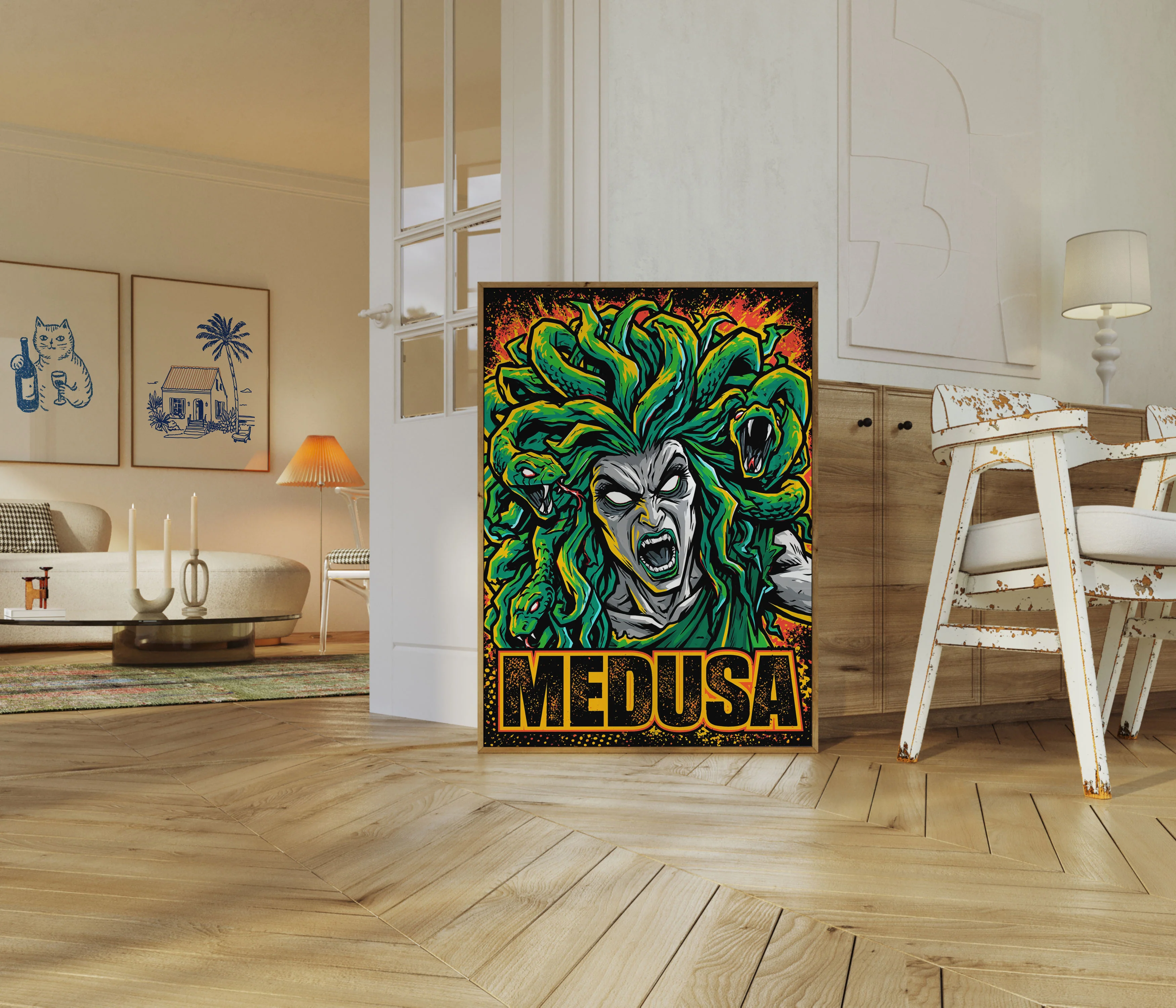 Medusa Serpent Fury Poster - Image 5