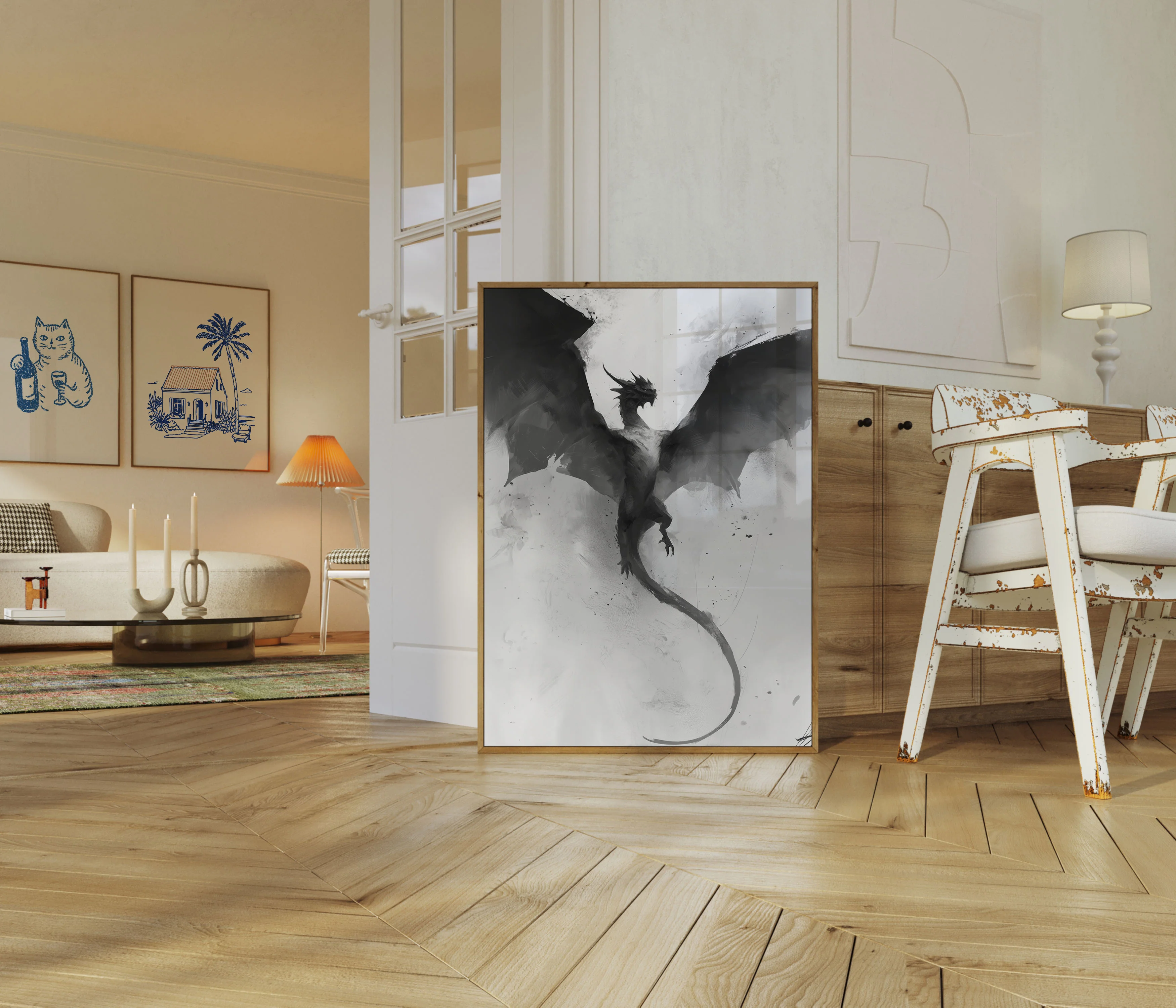 Midnight Dragon Flight Poster - Image 5