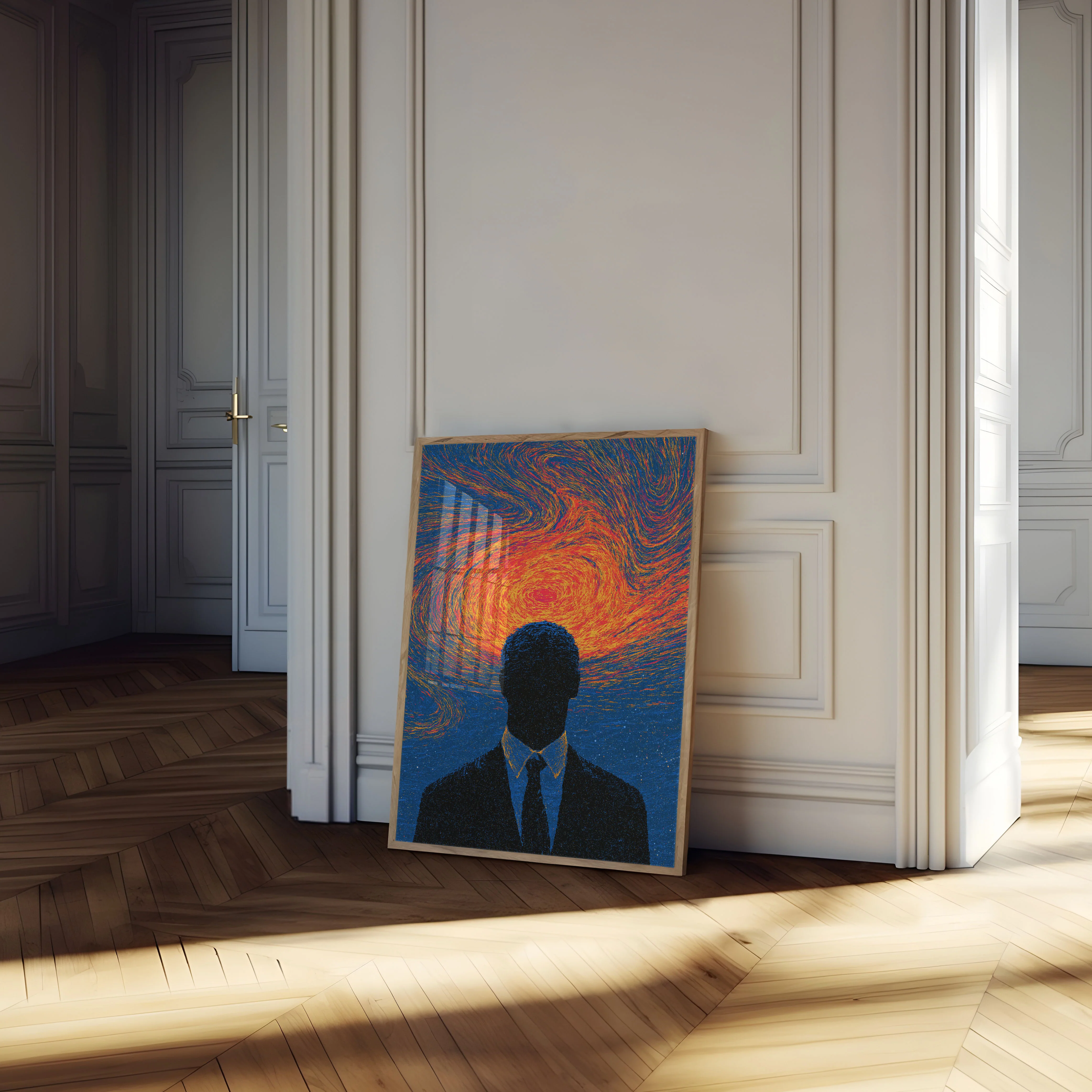 Mind on Fire Abstract Poster - Image 4