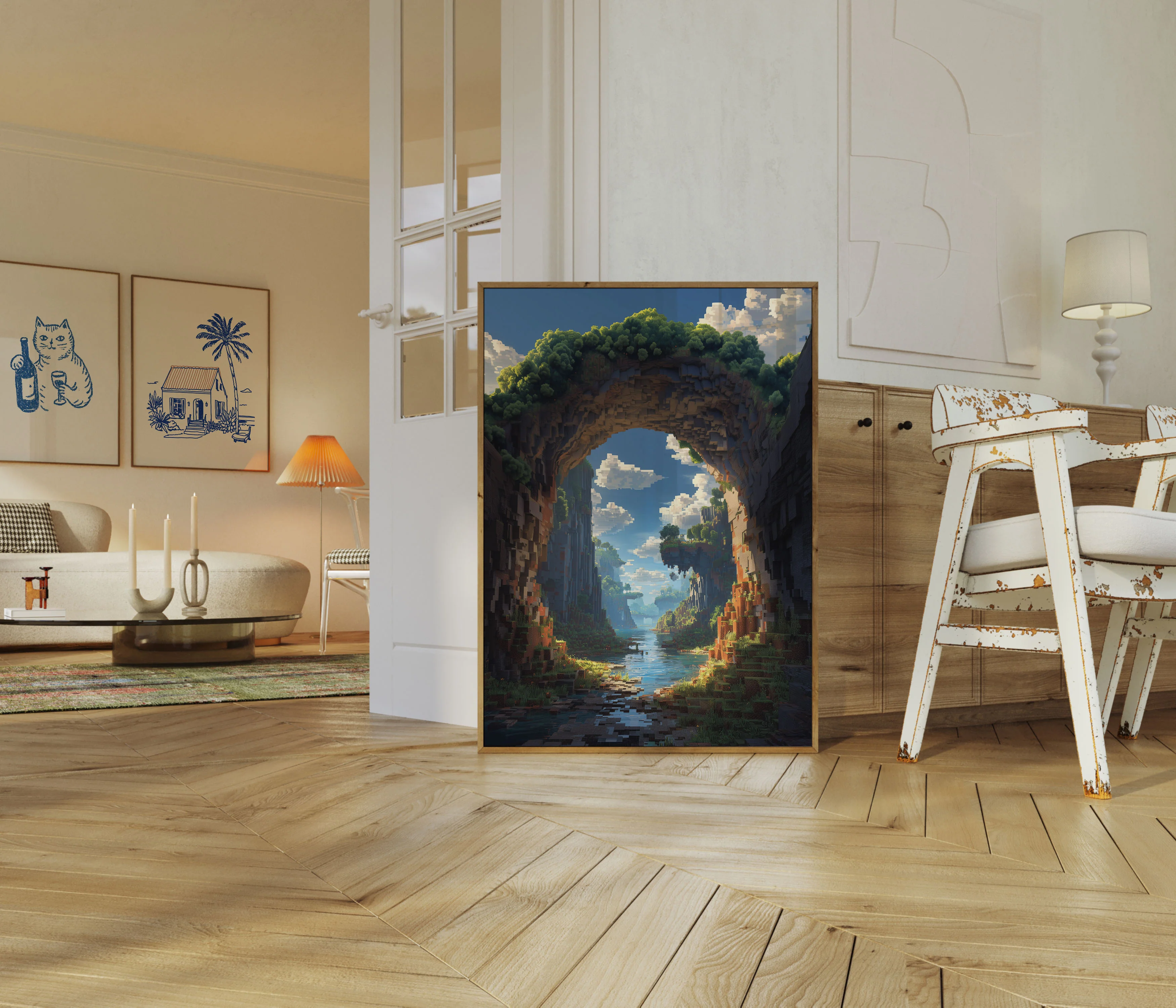 Minecraft Landscape Epic Poster - Image 5