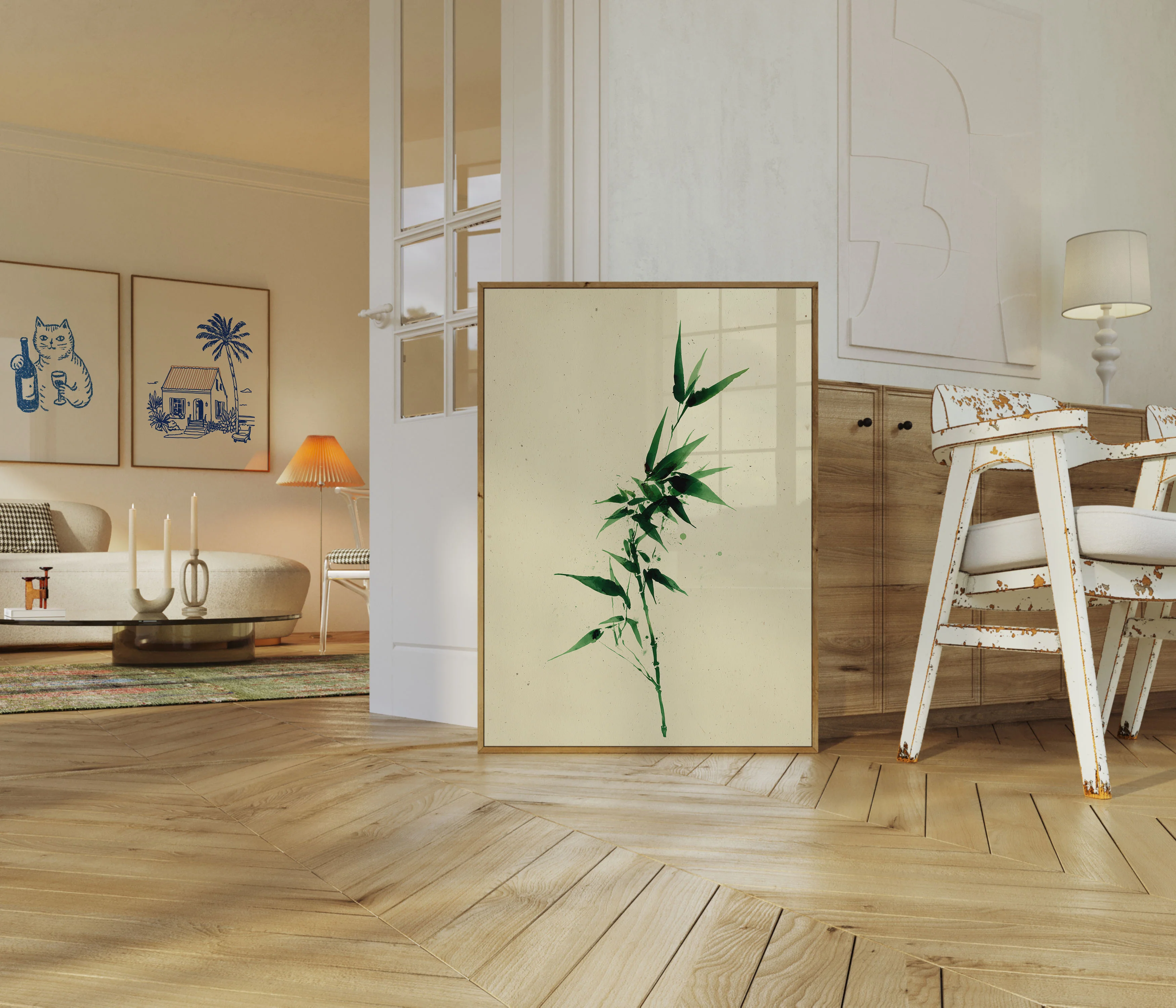 Minimalist Bamboo Branch Poster - Image 5
