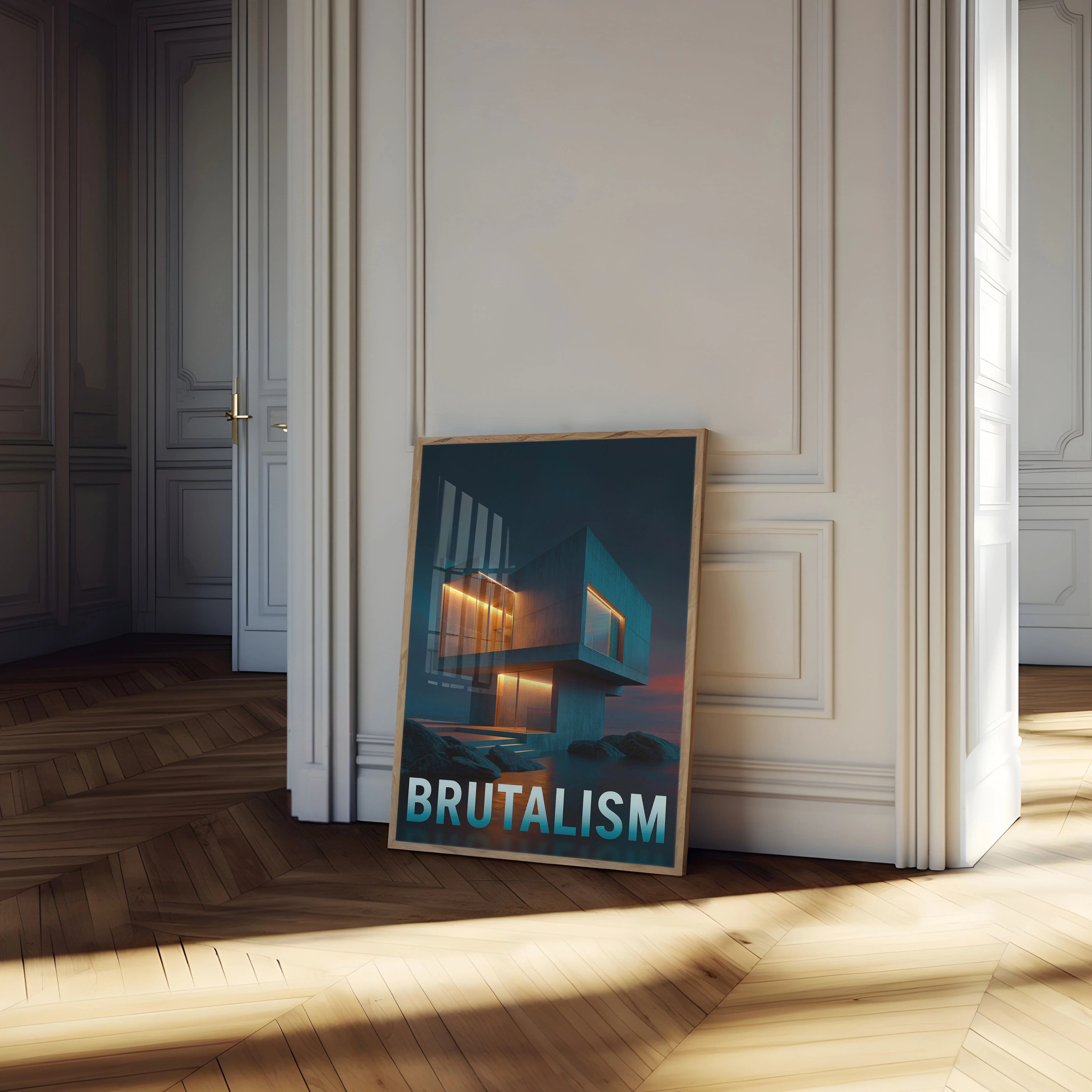 Modern Brutalist Architecture Poster - Image 4