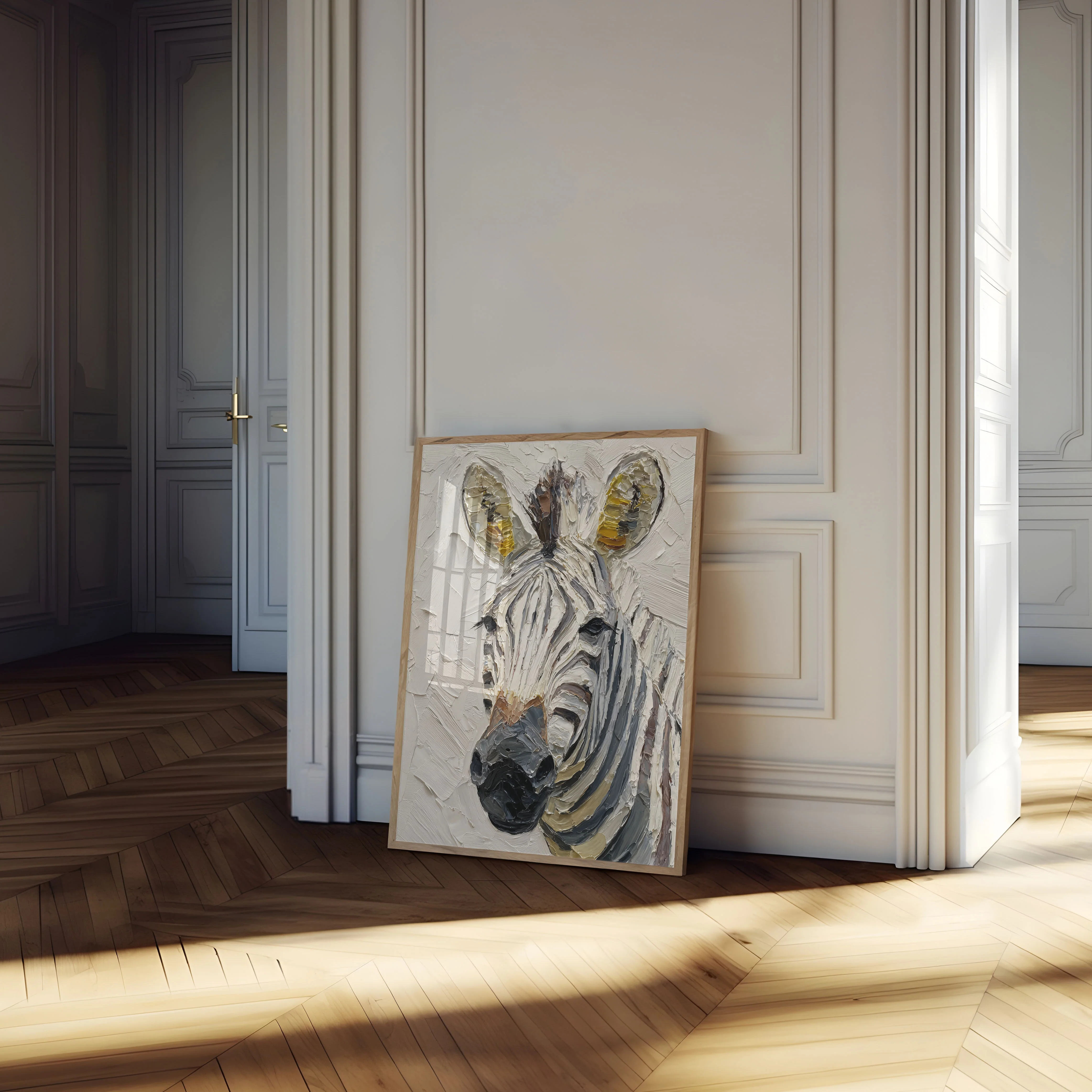 Modern Zebra Palette Poster - Image 4