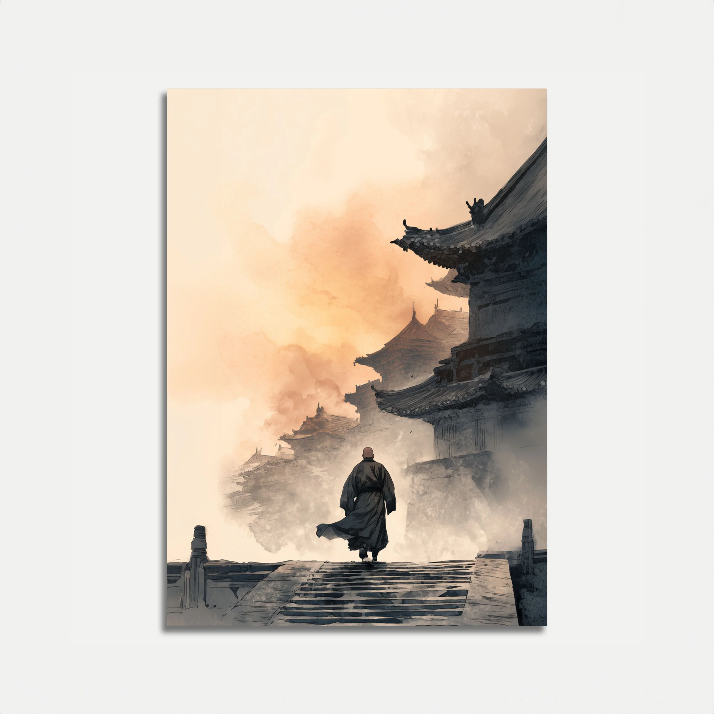 Monk in the Mist Poster