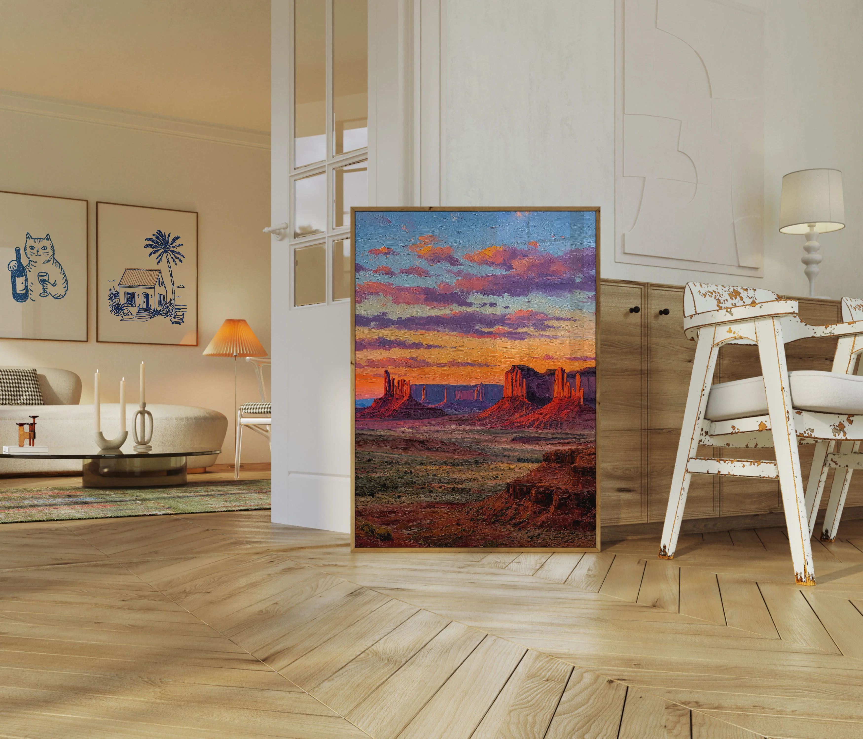 Monument Valley Desert Sunset Poster - Image 5