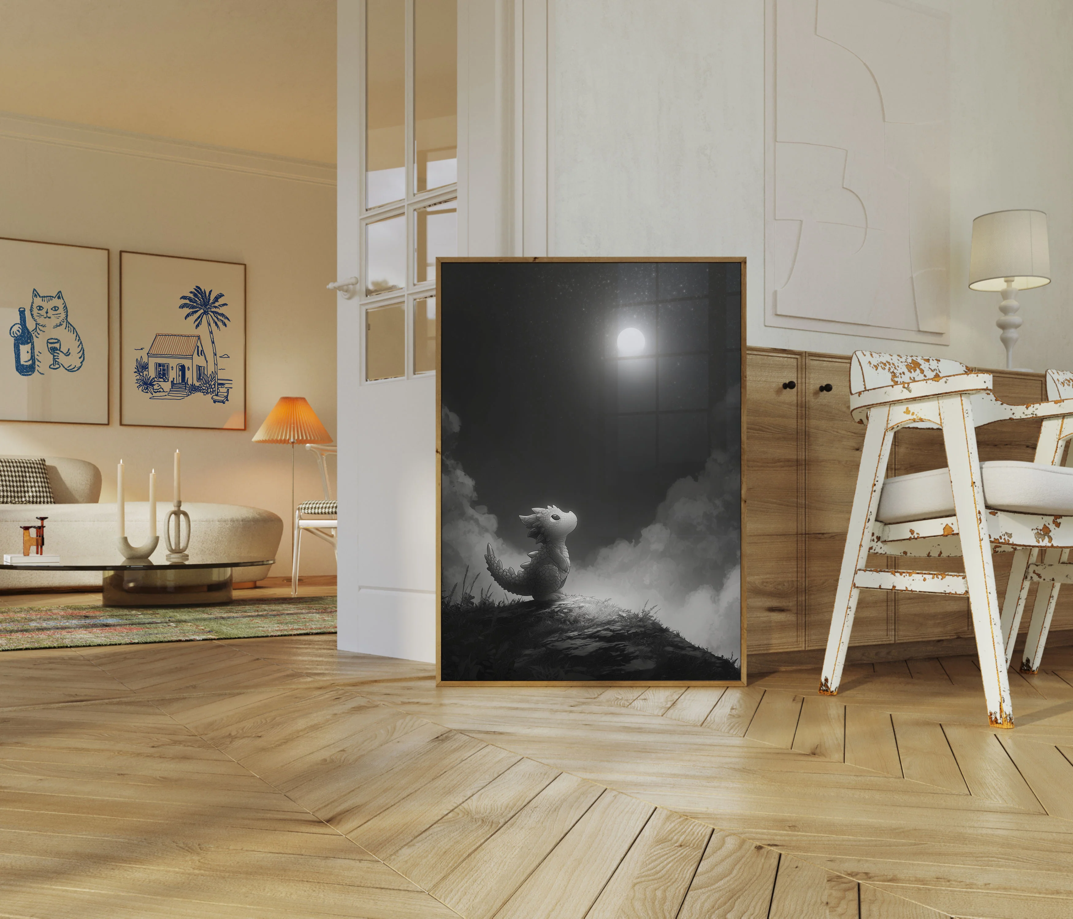 Moonlit Dragon's Dream Poster - Image 5