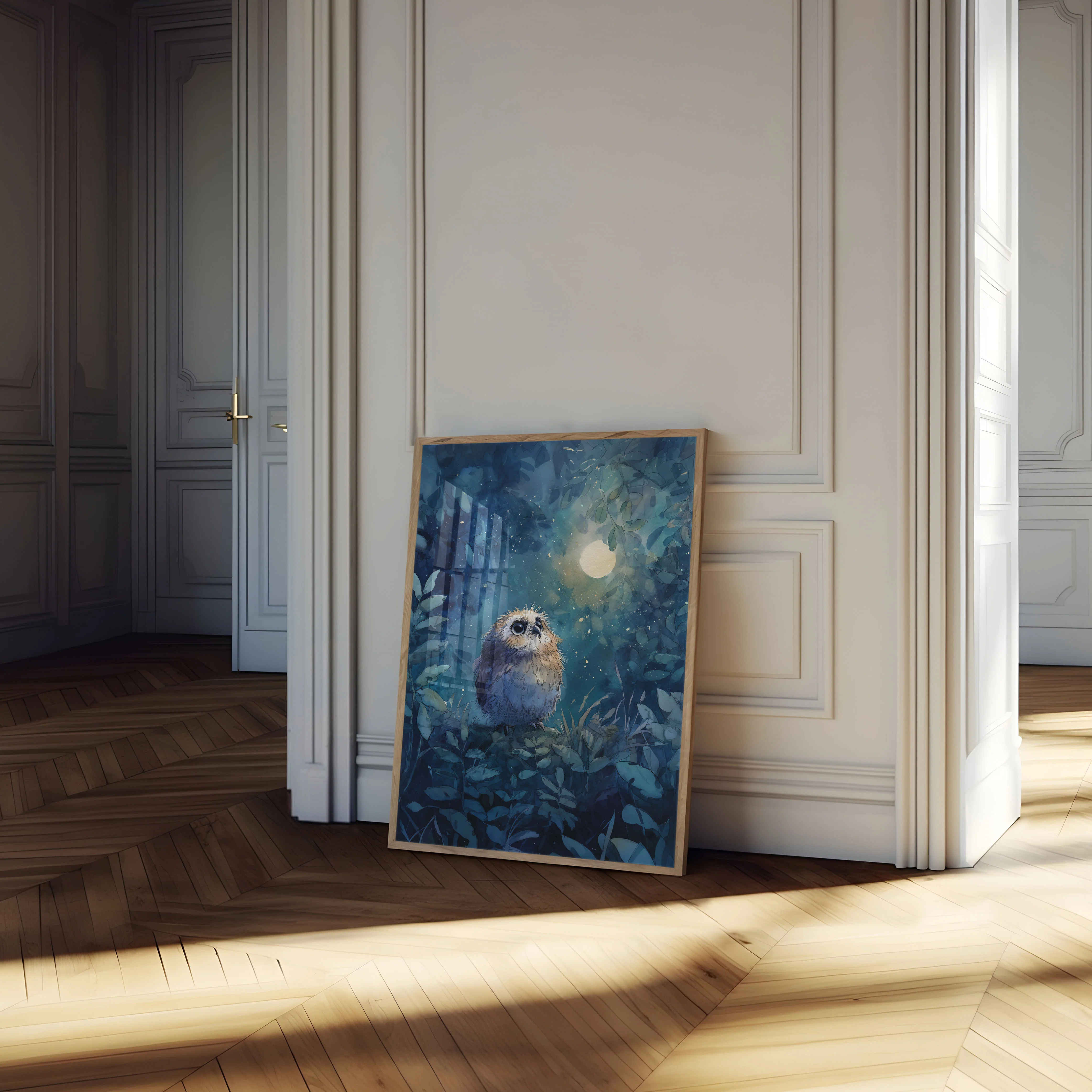 Moonlit Owl Night Poster - Image 4