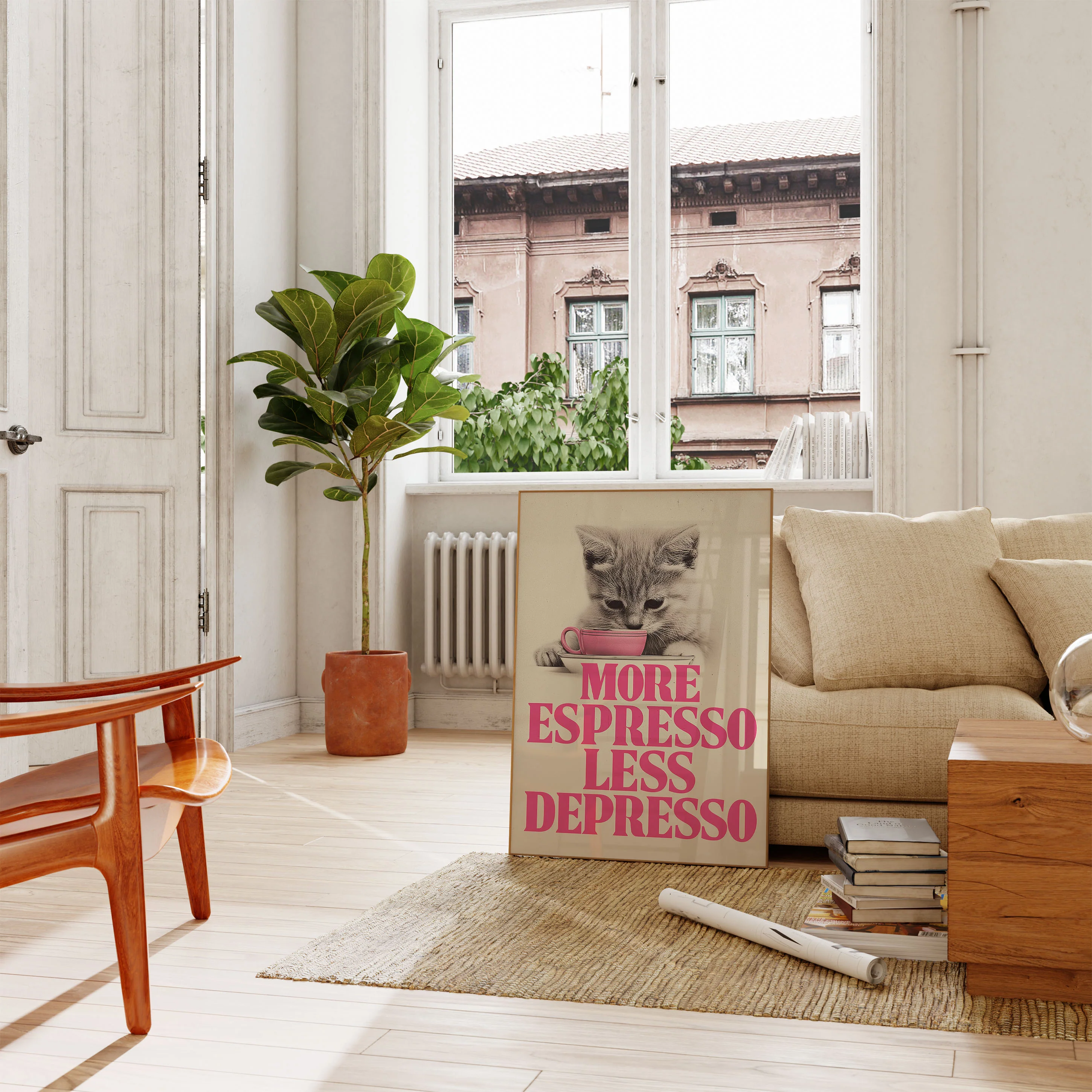 More Espresso Less Depresso Poster - Image 2