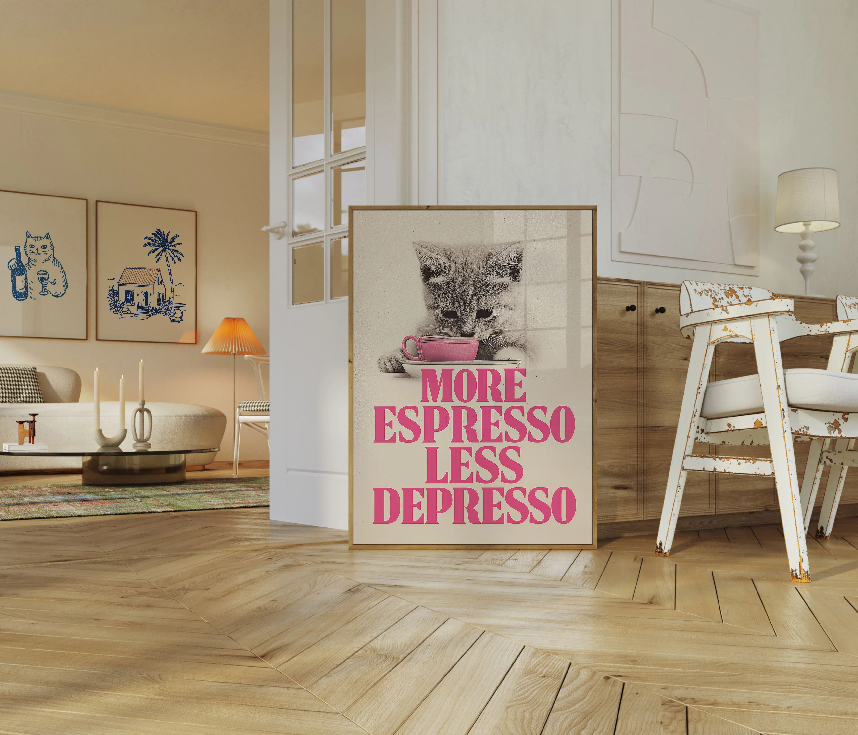 More Espresso Less Depresso Poster - Image 5