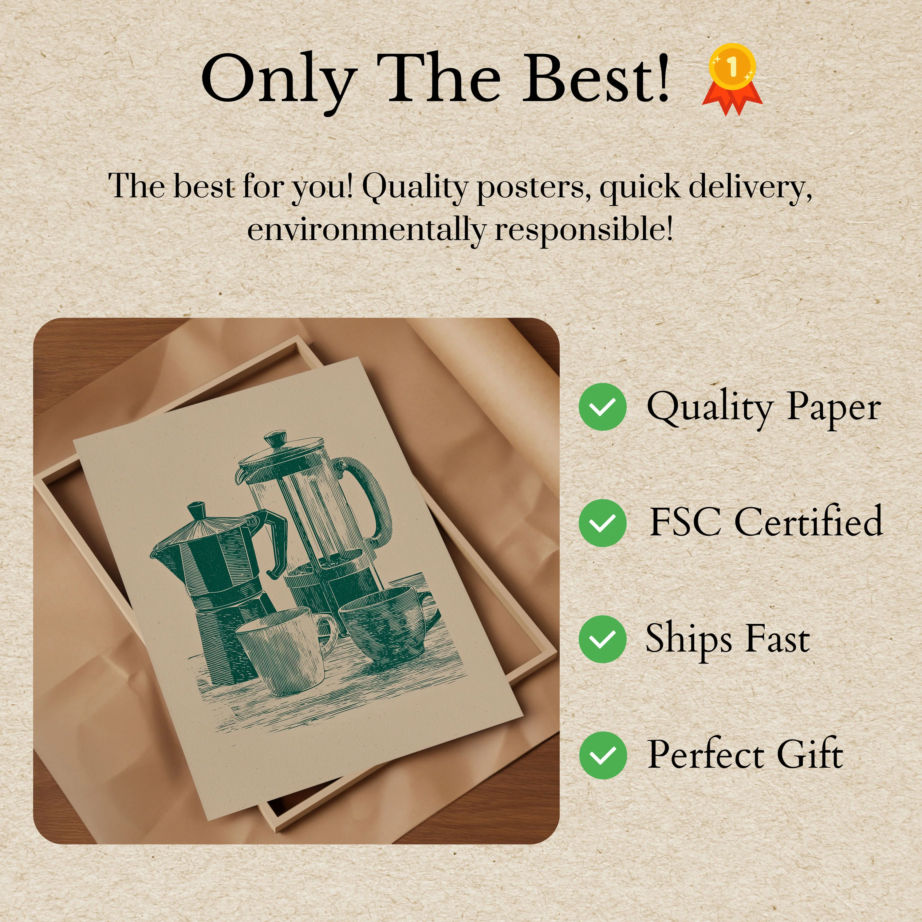 Morning Coffee Brewing Poster - Image 3