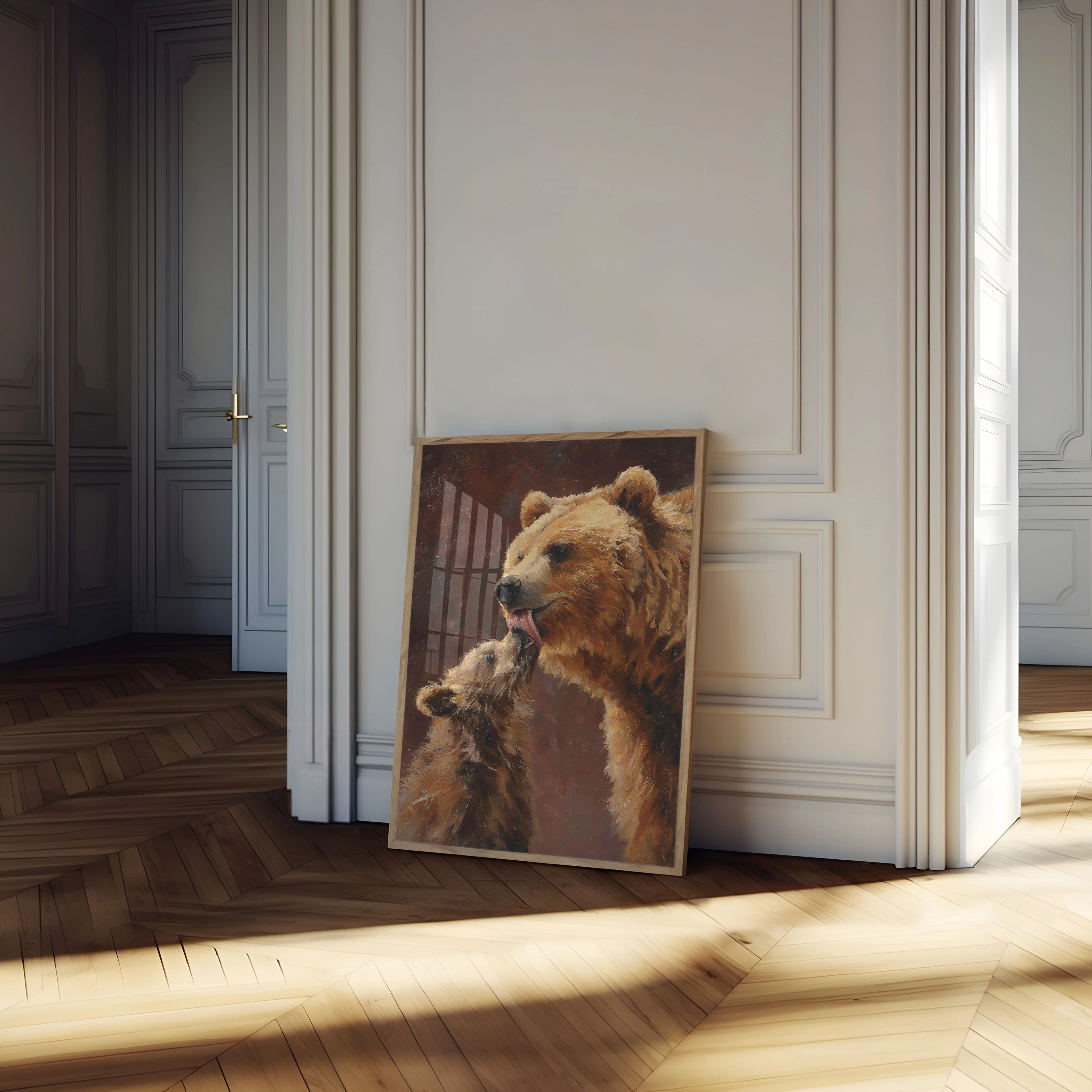 Mother Bear and Cub Poster - Image 4