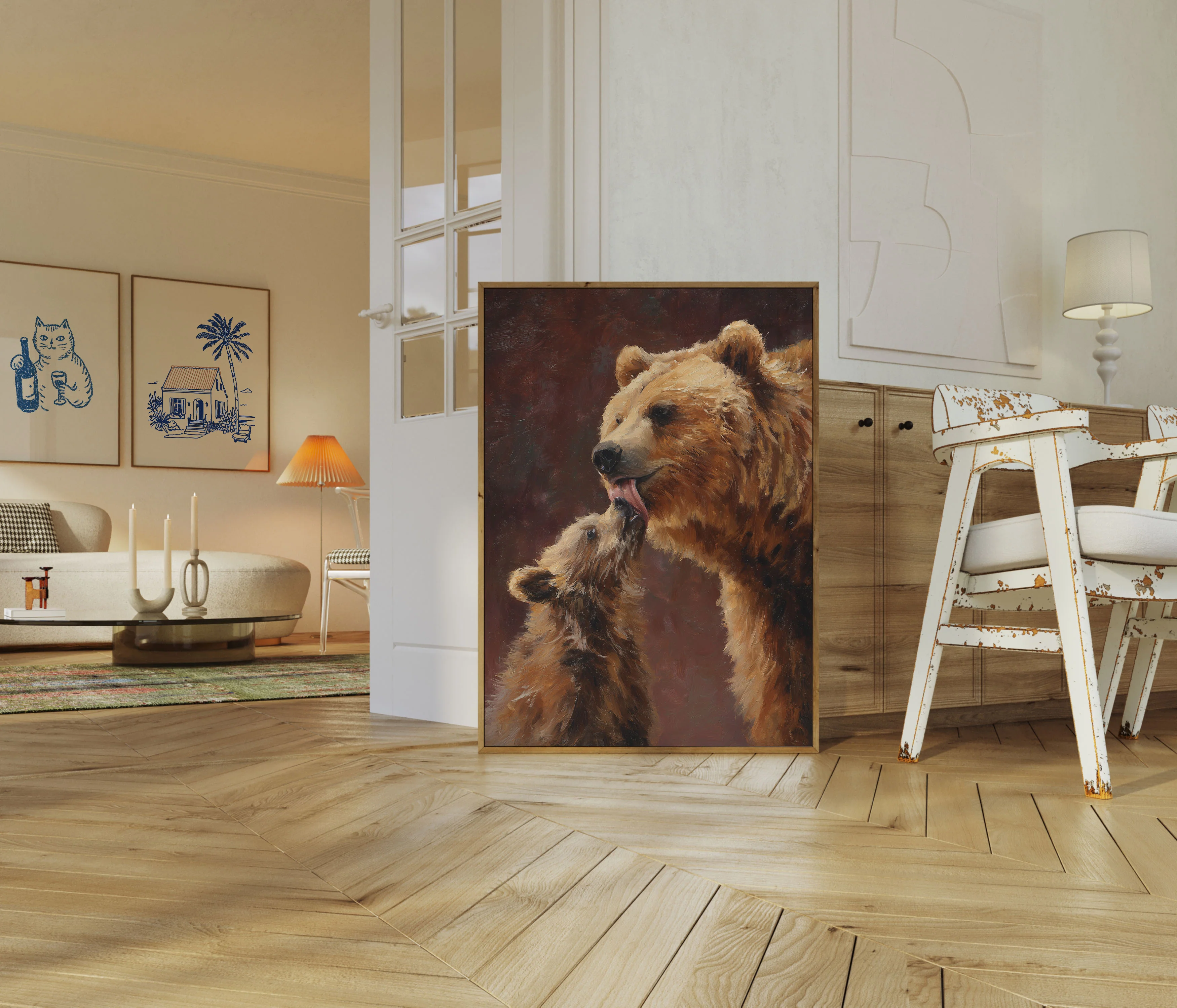 Mother Bear and Cub Poster - Image 5