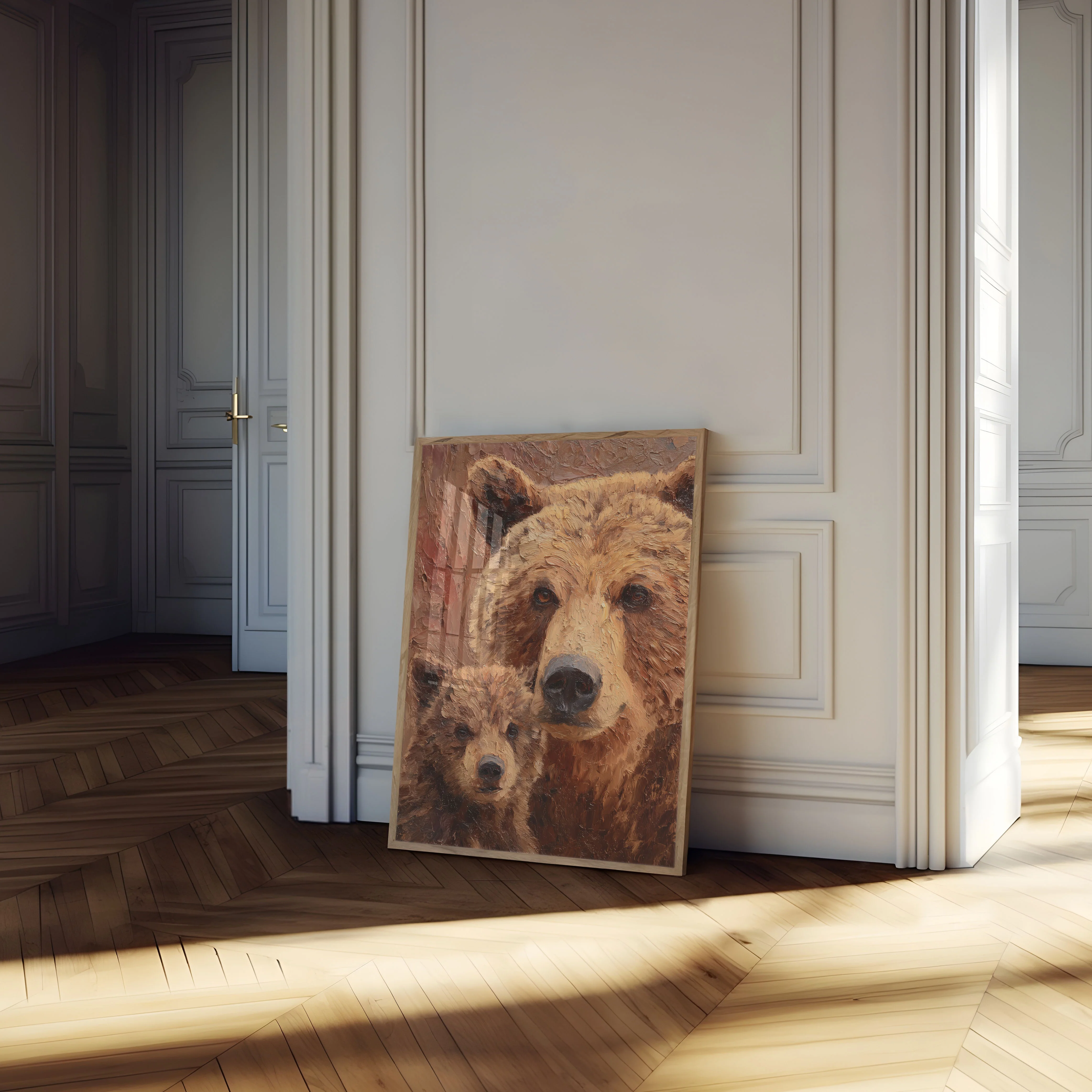 Mother Bear and Cub Poster - Image 4