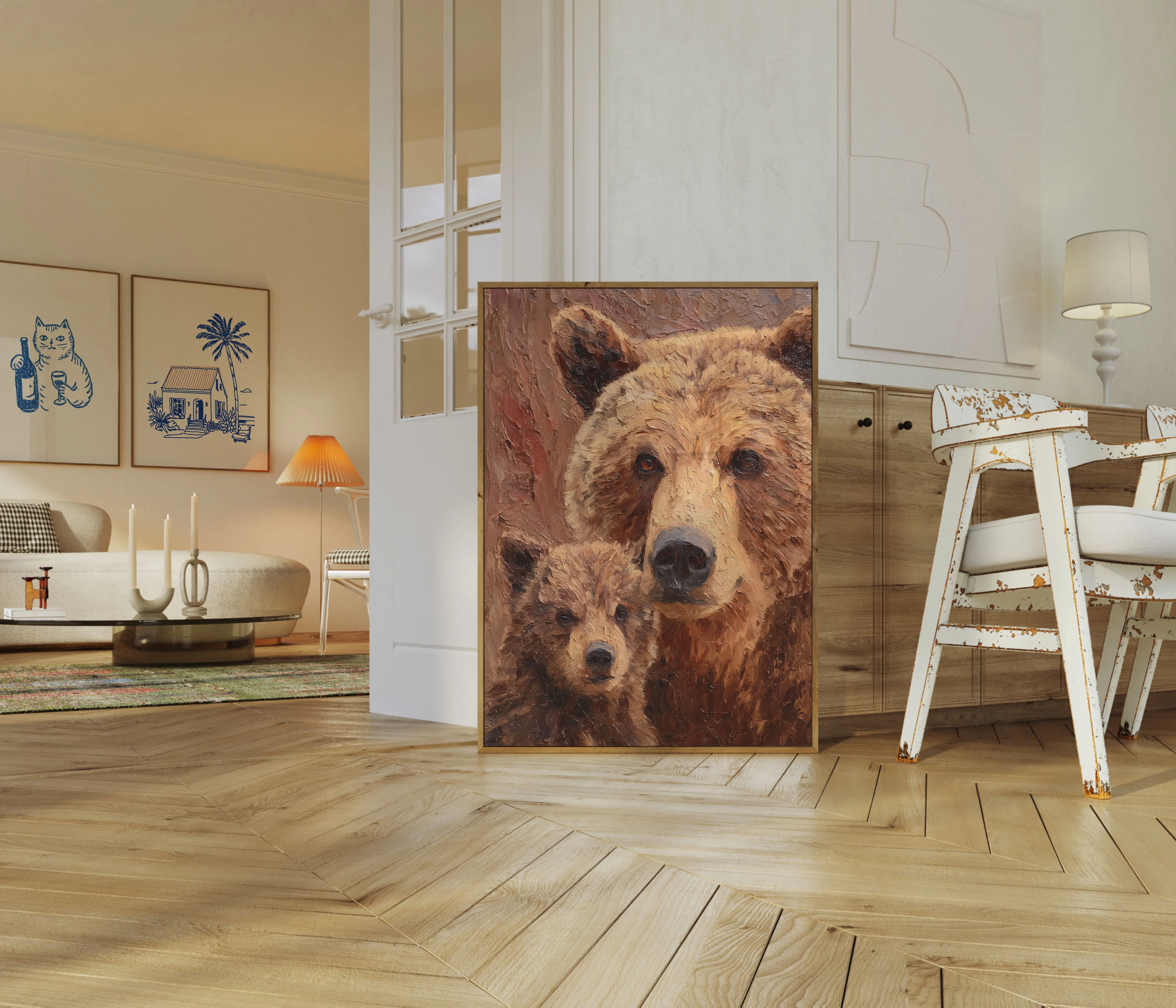 Mother Bear and Cub Poster - Image 5