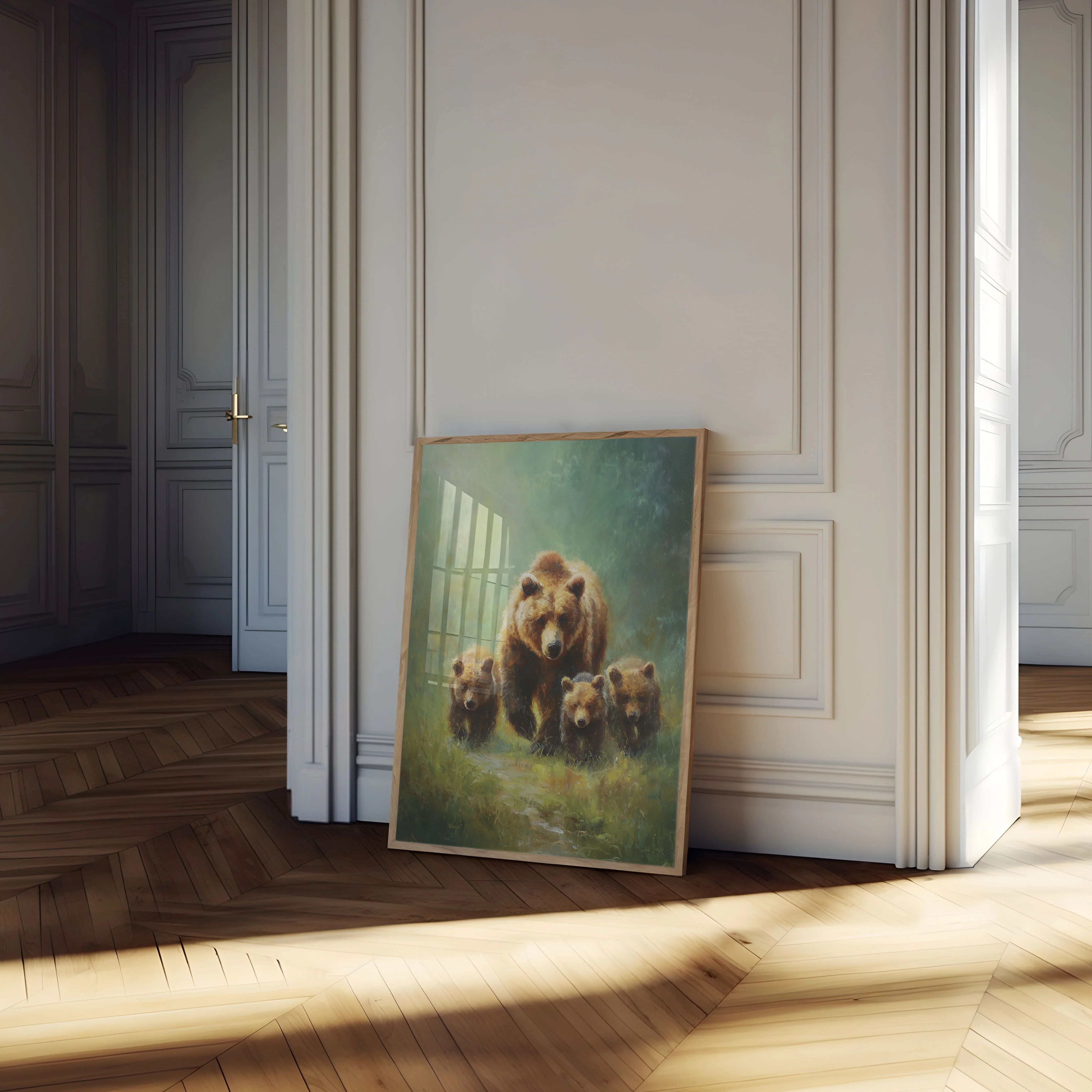 Mother Bear and Cubs Poster - Image 4
