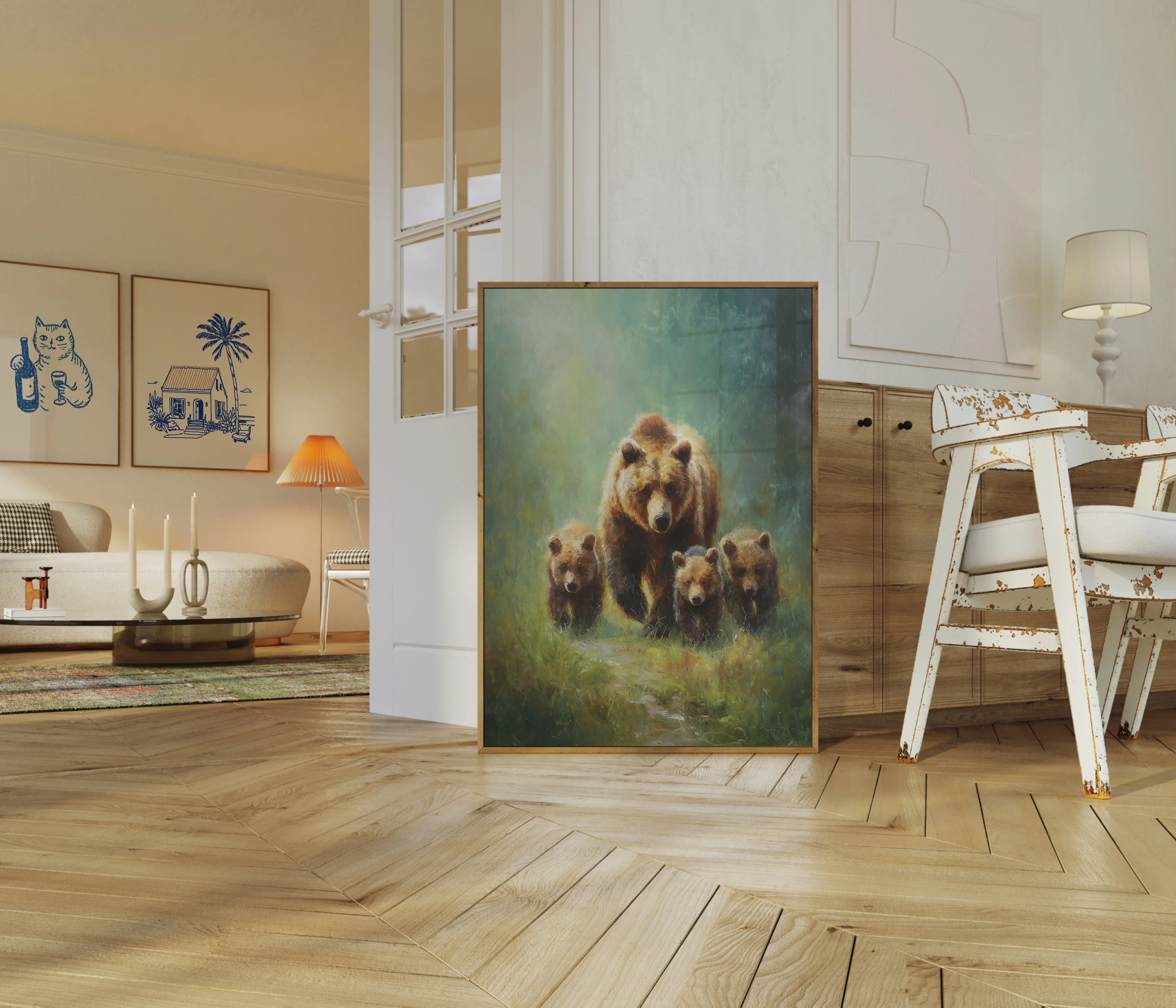 Mother Bear and Cubs Poster - Image 5