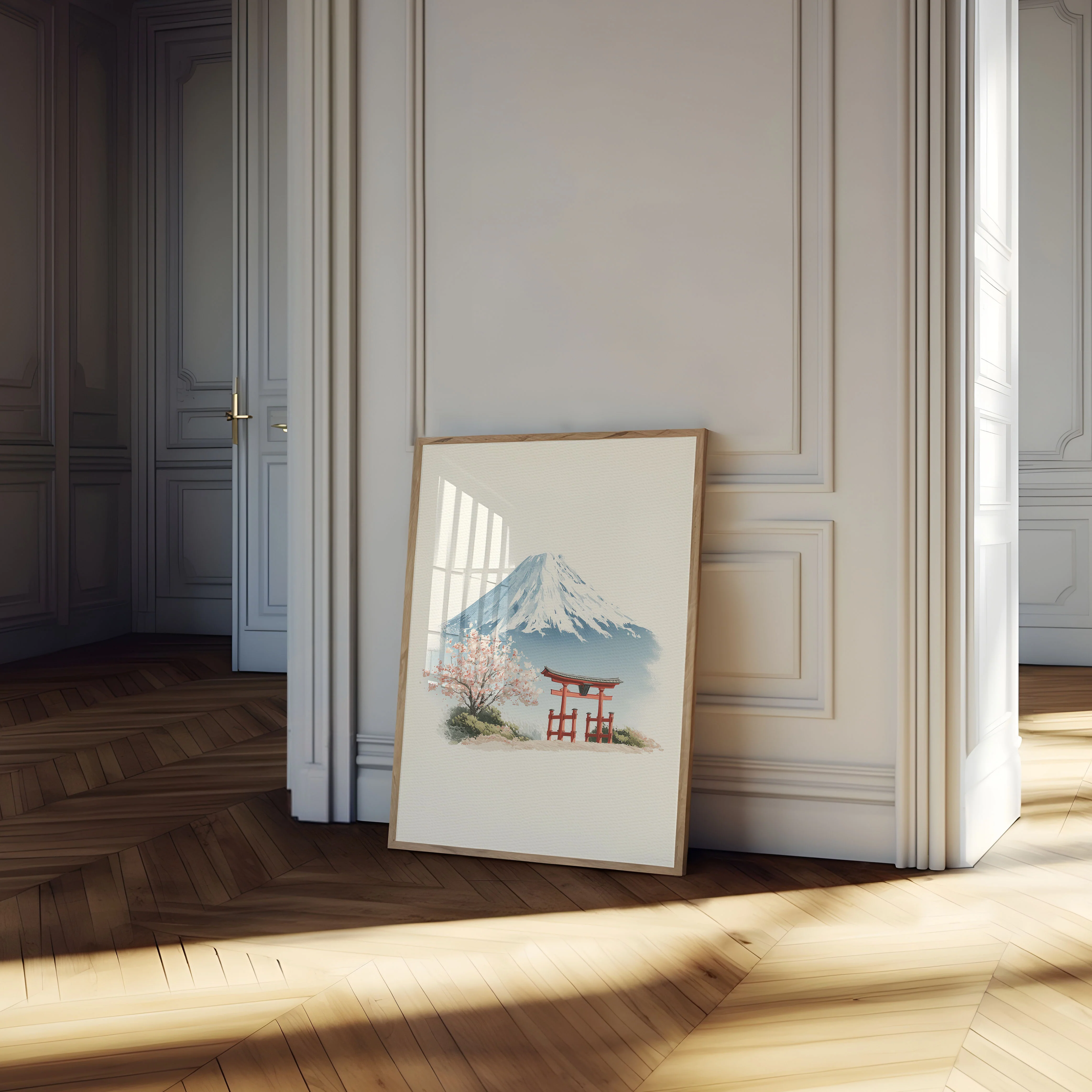 Mount Fuji Cherry Blossom Poster - Image 4