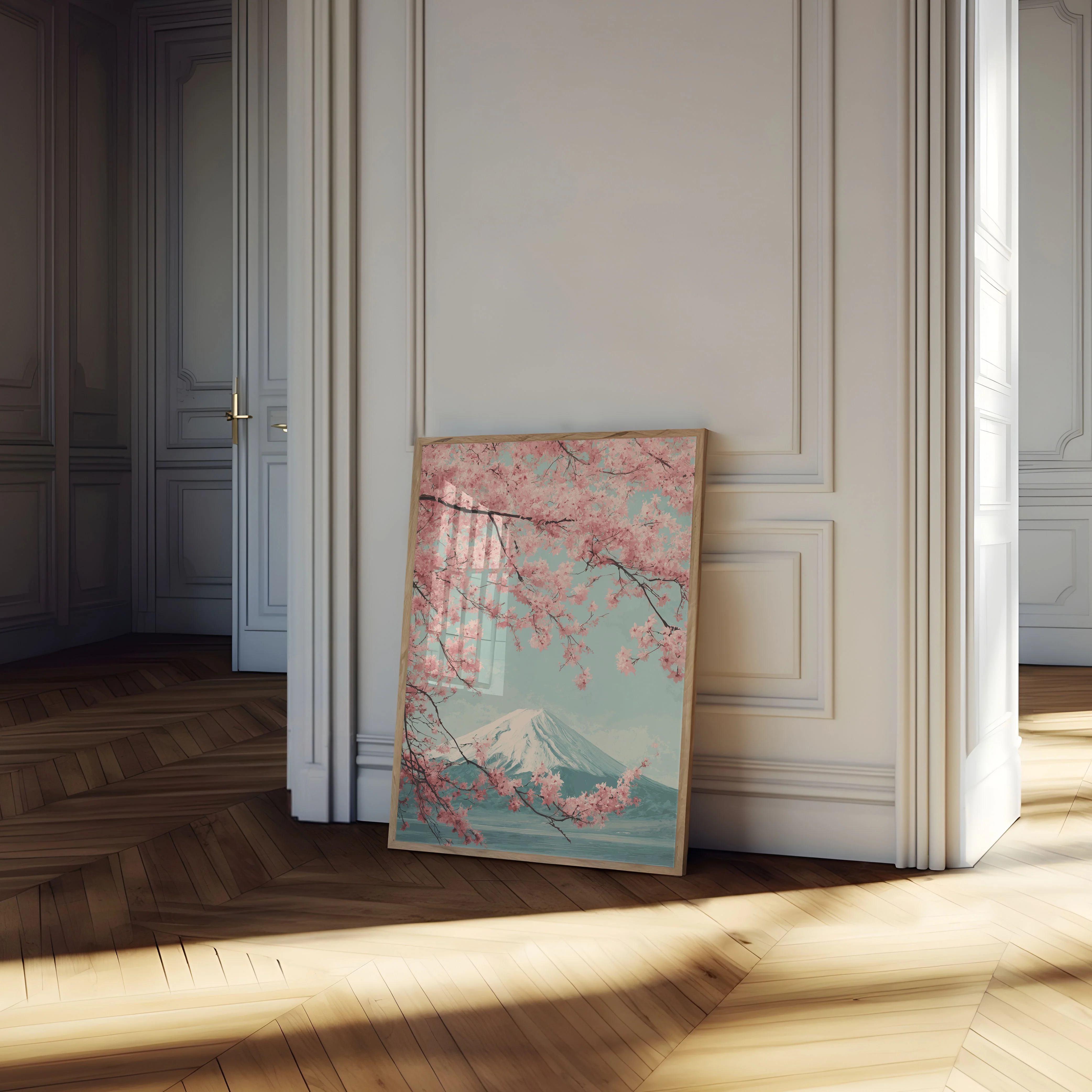 Mount Fuji Cherry Blossoms Poster - Image 4