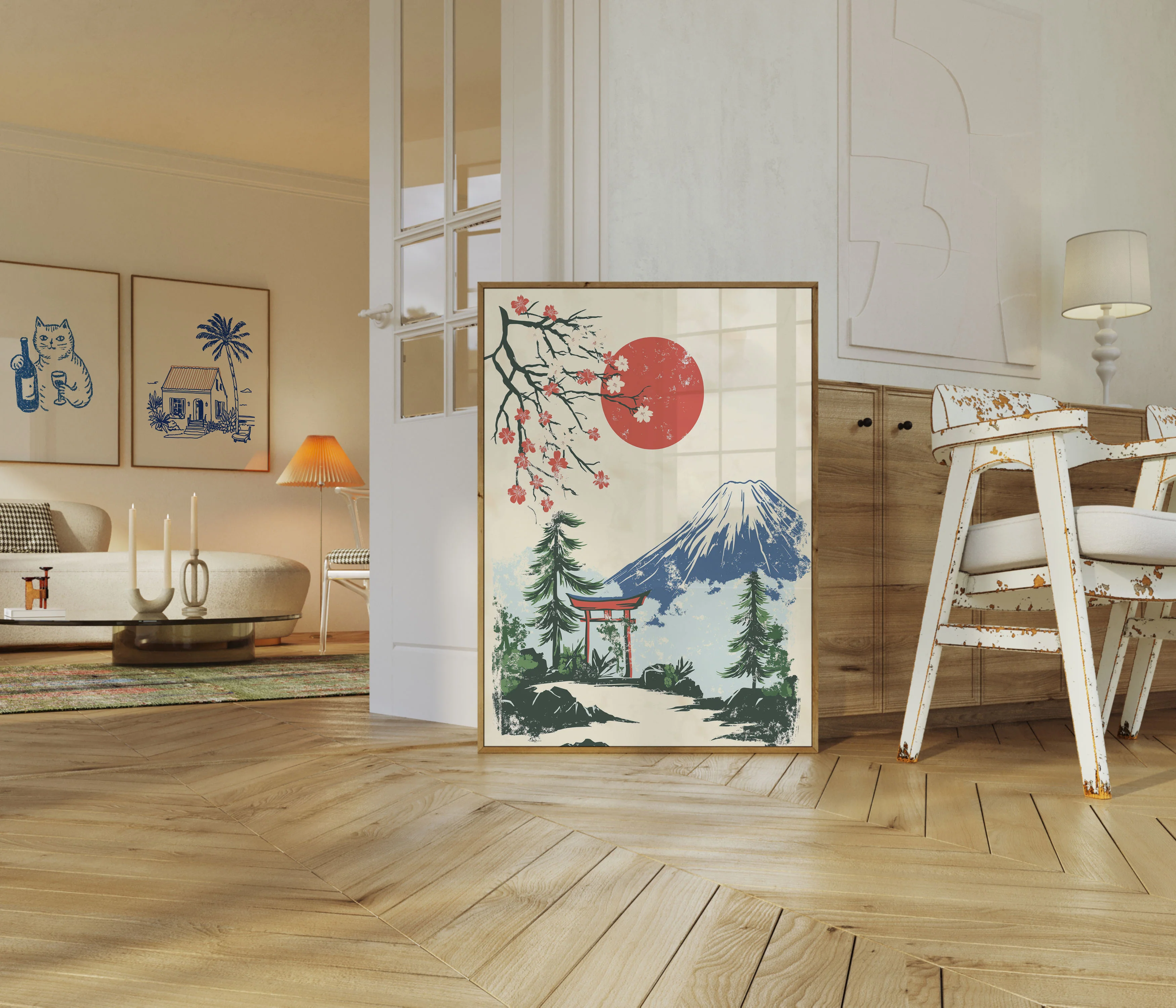 Mount Fuji Japanese Garden Poster - Image 5